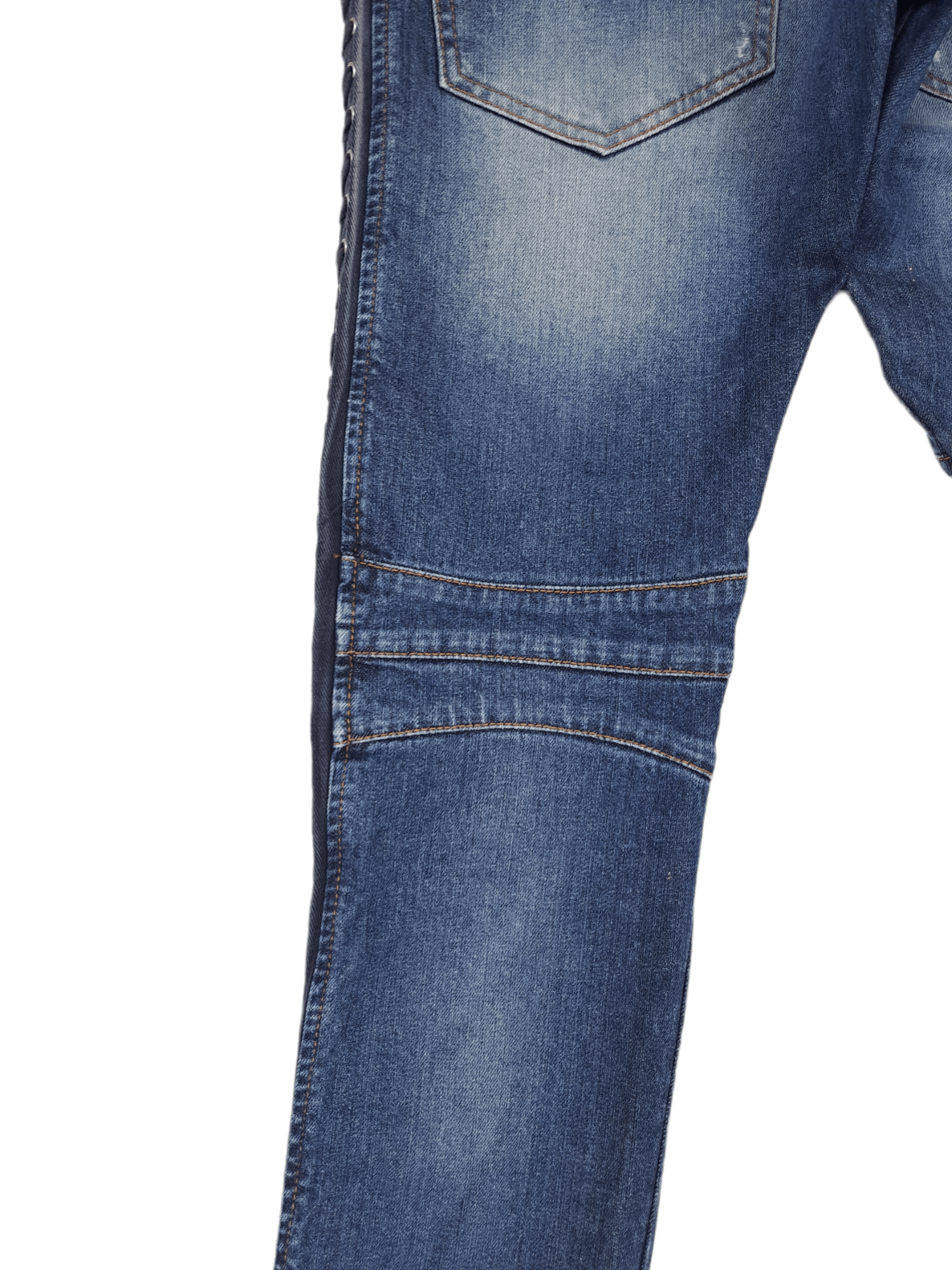 Balmain × Pierre Balmain 💎 90s Vintage 32/32 Slim Blue Navy Drip y2k 00s Jeans Denim Size US 32 / EU 48 - 11 Thumbnail