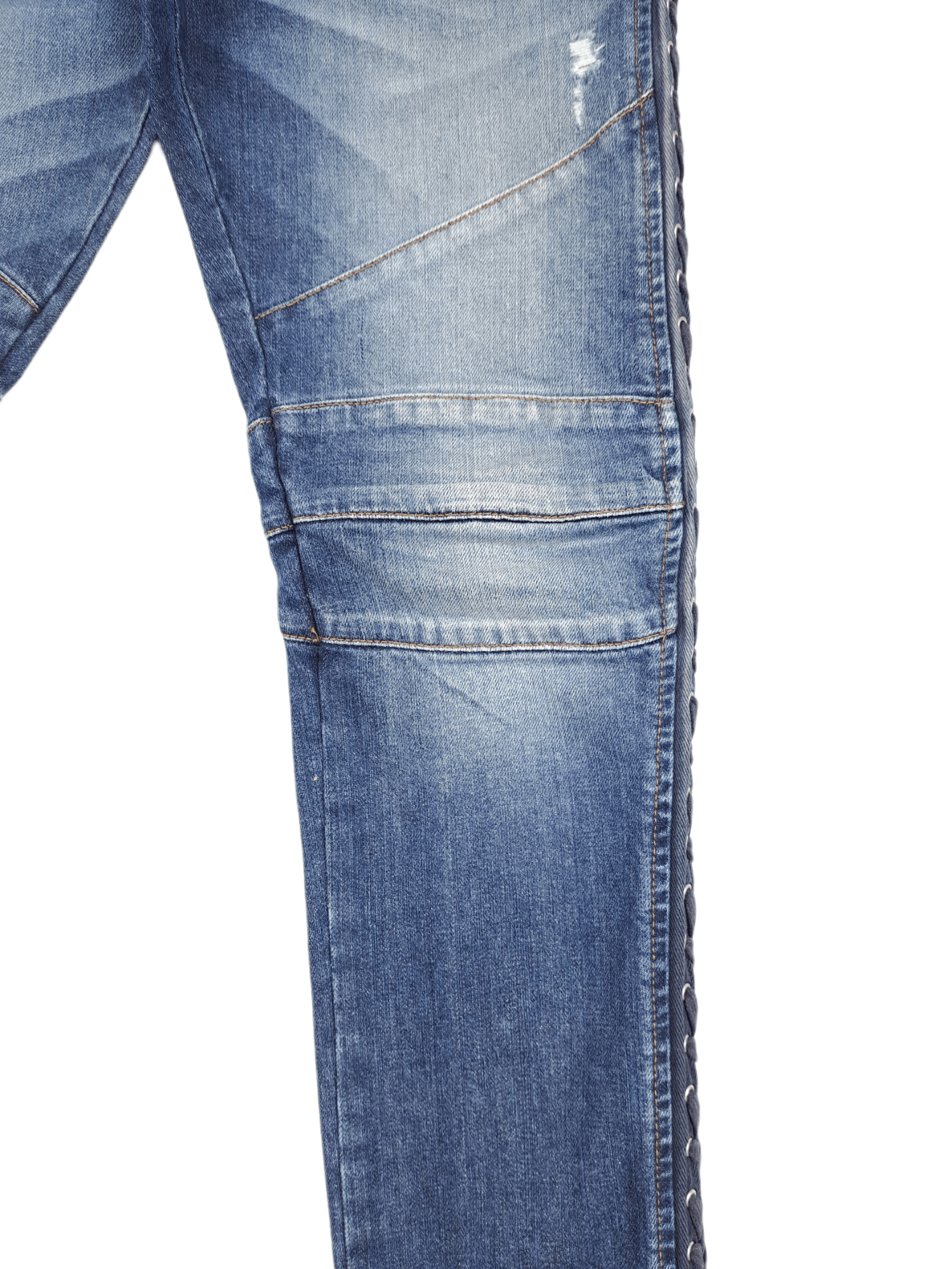 Balmain × Pierre Balmain 💎 90s Vintage 32/32 Slim Blue Navy Drip y2k 00s Jeans Denim Size US 32 / EU 48 - 10 Thumbnail