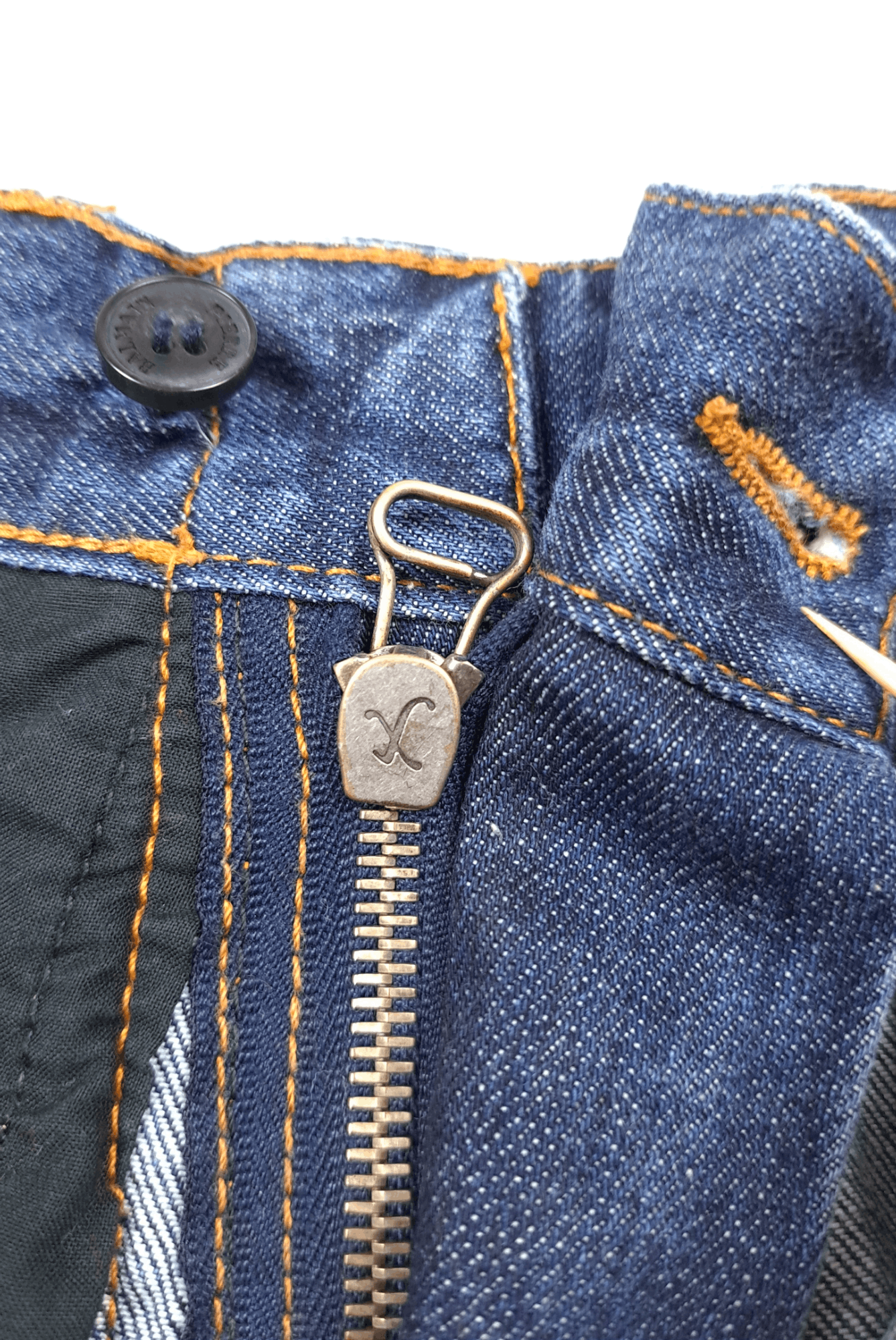 Balmain × Pierre Balmain 💎 90s Vintage 32/32 Slim Blue Navy Drip y2k 00s Jeans Denim Size US 32 / EU 48 - 17 Thumbnail