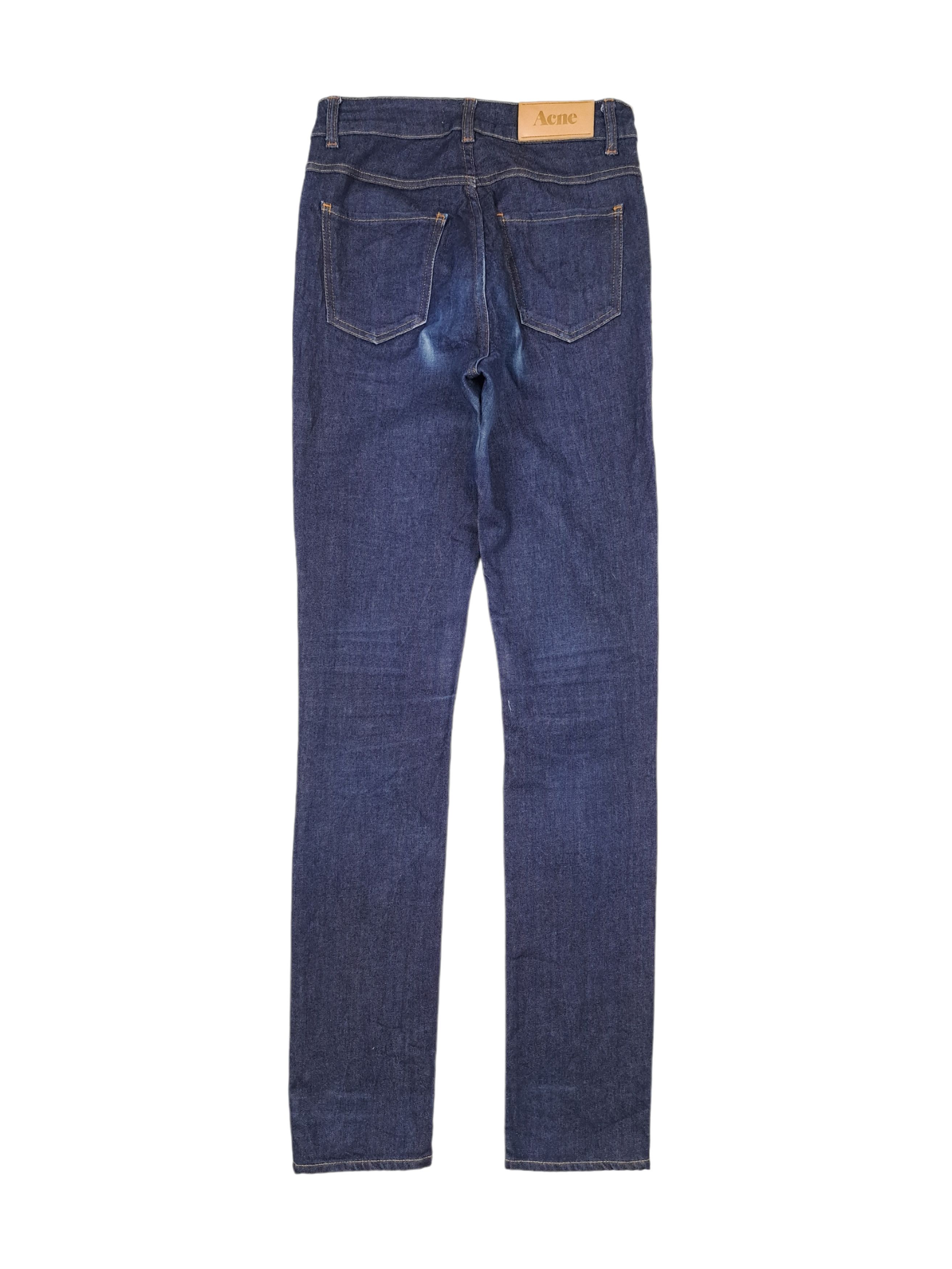 Acne Studios Acne Studios 29/34 Needle Raw Skinny Navy Denim Jeans Size 29" - 2 Thumbnail