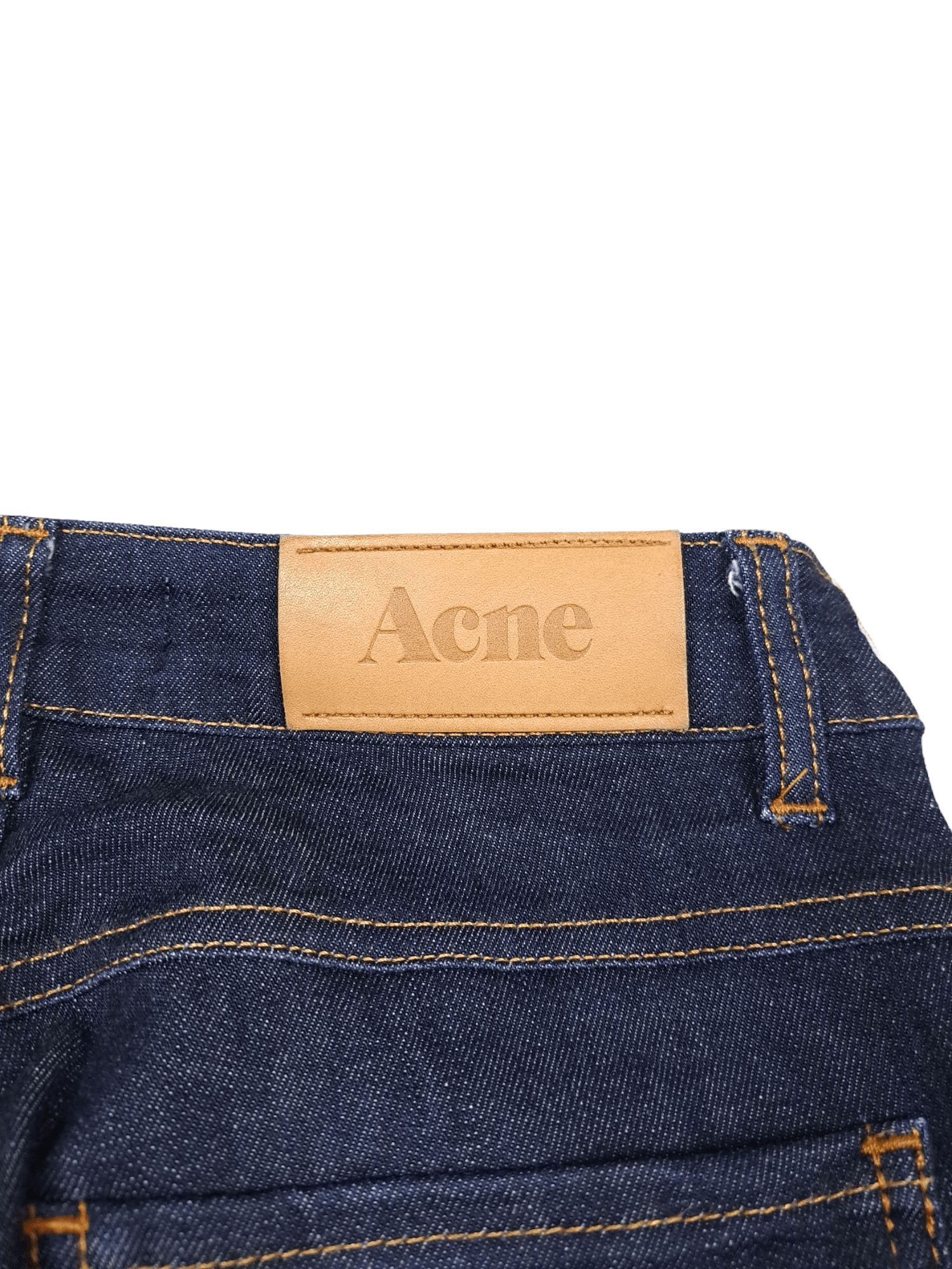 Acne Studios Acne Studios 29/34 Needle Raw Skinny Navy Denim Jeans Size 29" - 4 Thumbnail