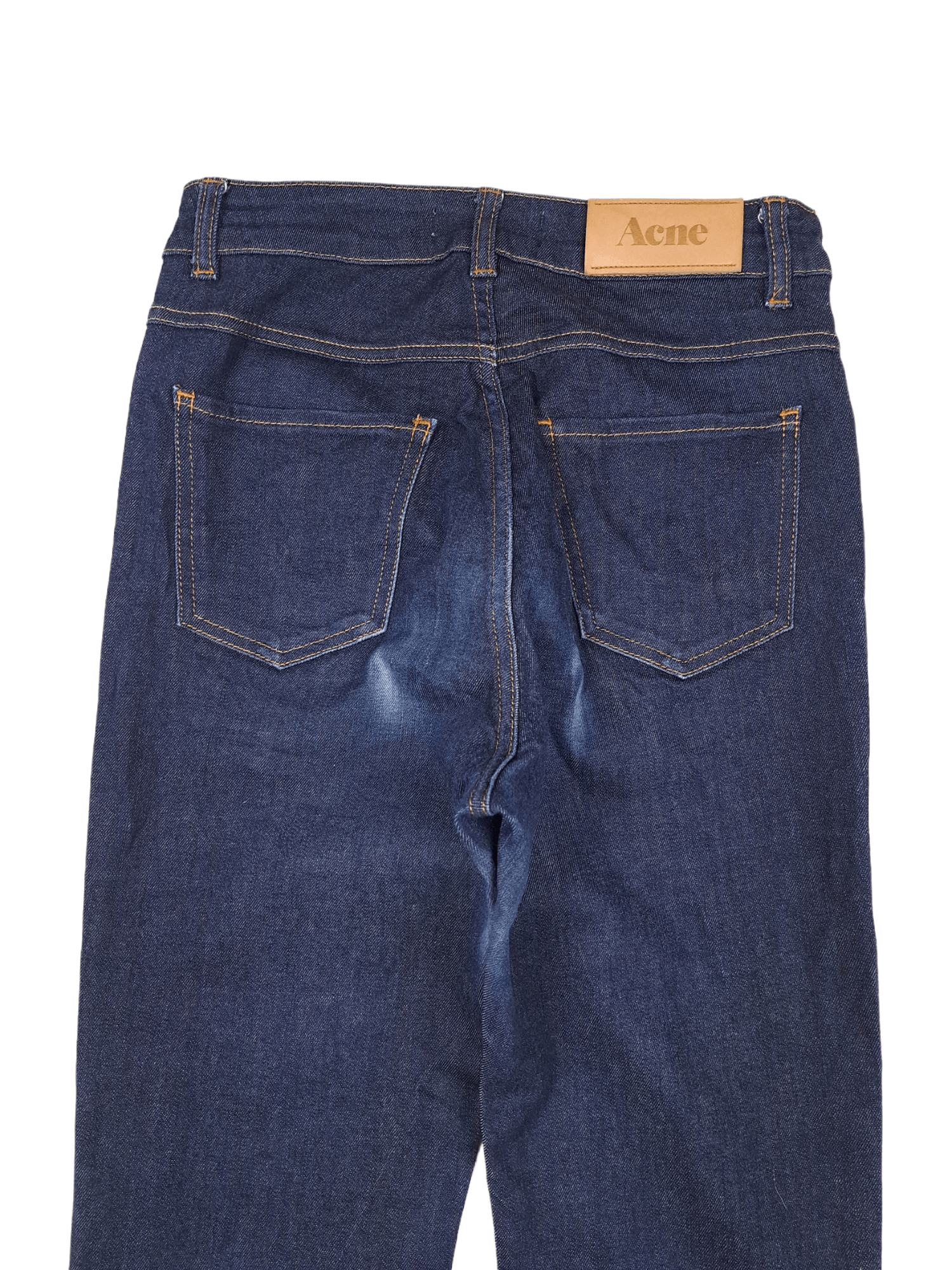 Acne Studios Acne Studios 29/34 Needle Raw Skinny Navy Denim Jeans Size 29" - 3 Thumbnail