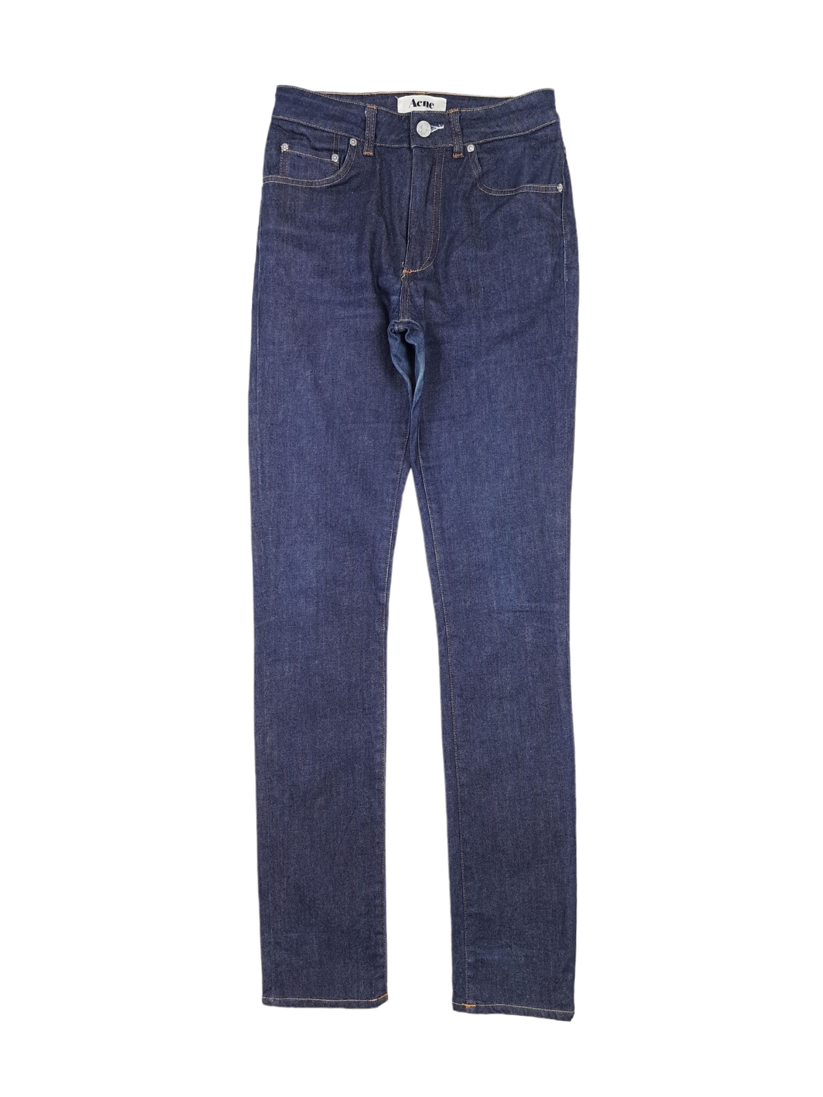 Acne Studios Acne Studios 29/34 Needle Raw Skinny Navy Denim Jeans Size 29" - 1 Thumbnail