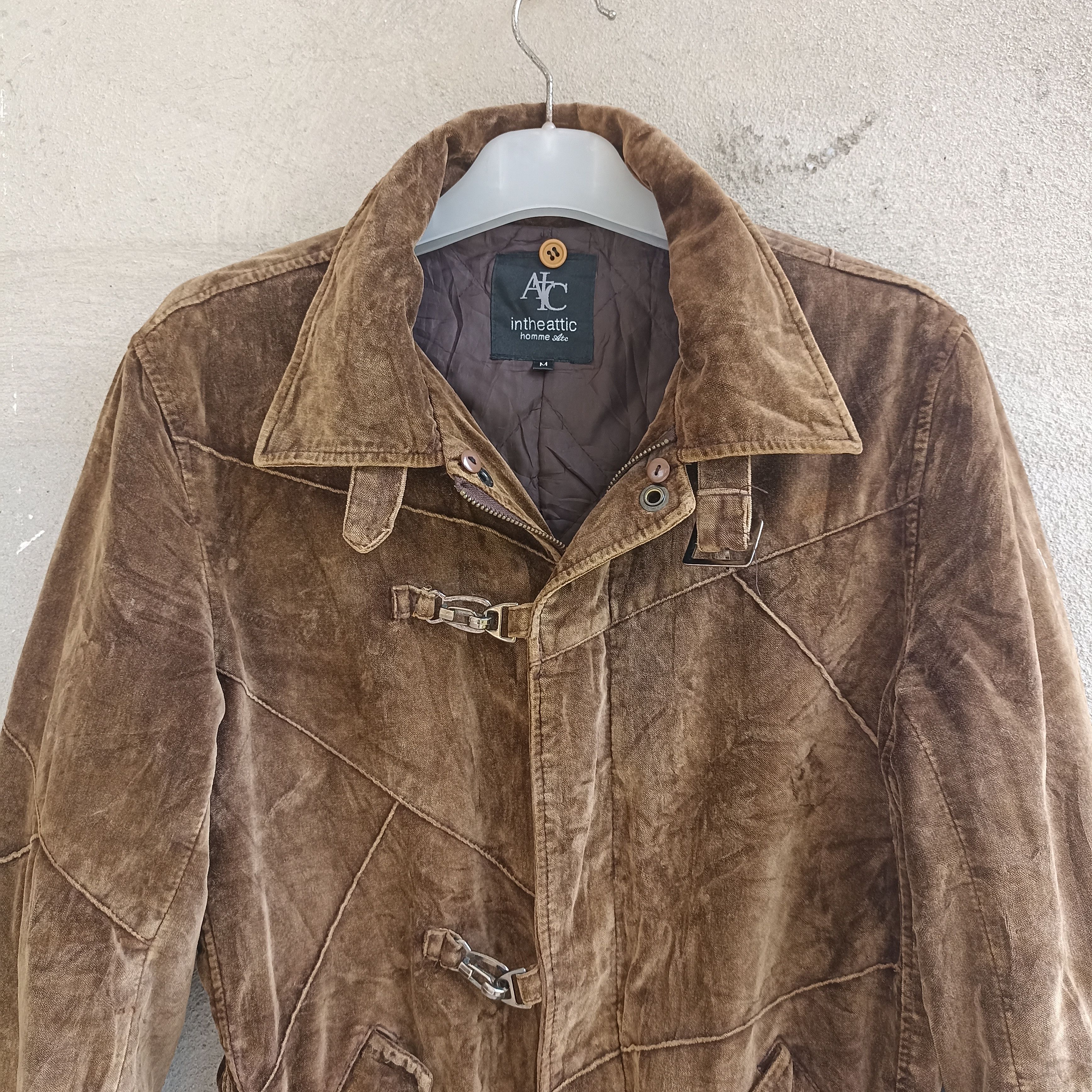 In The Attic × Japanese Brand In the attic corduroy brown jacket Size M / US 6-8 / IT 42-44 - 2 Thumbnail