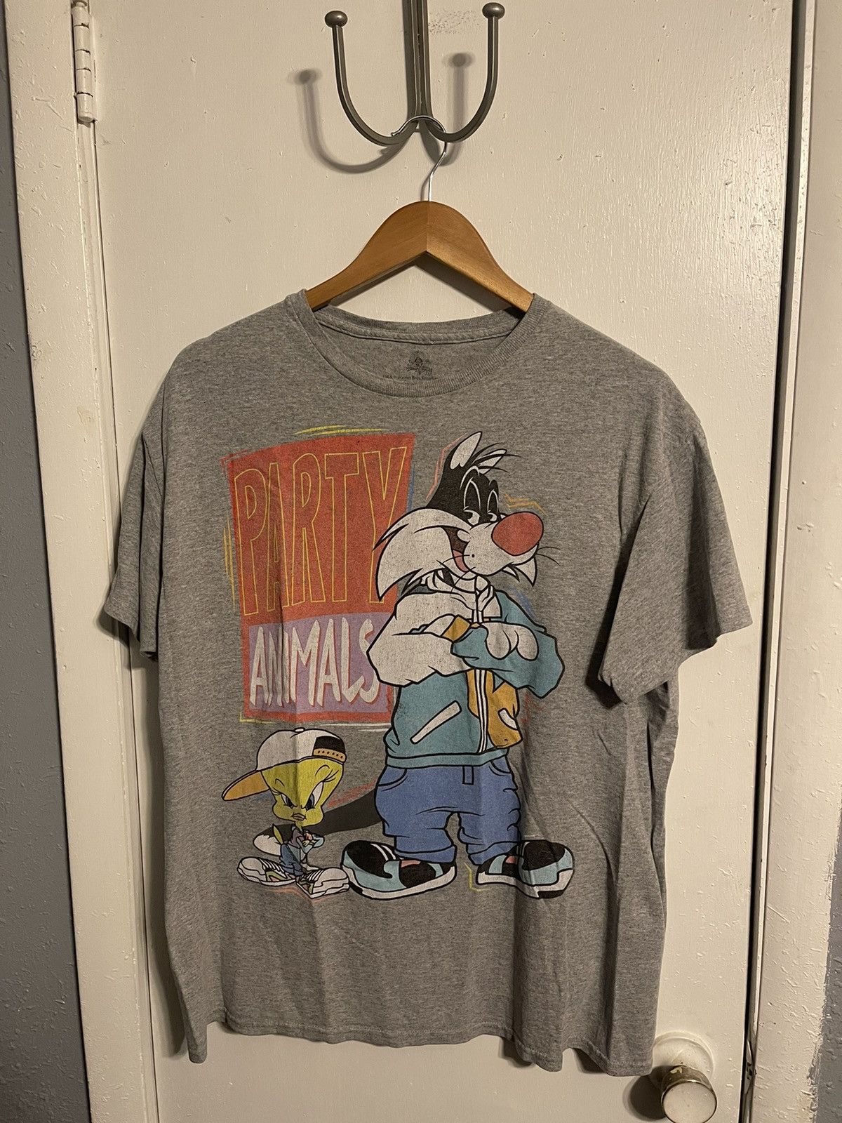 Vintage Looney Toons Party Animals Tee Size US L / EU 52-54 / 3 - 1 Thumbnail