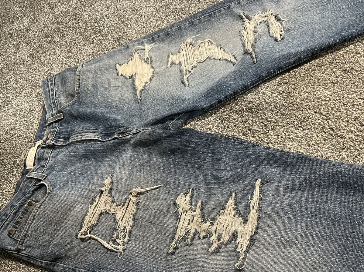 Vintage Baggy Distressed Denim 36x32 Size US 36 / EU 52 - 6 Thumbnail