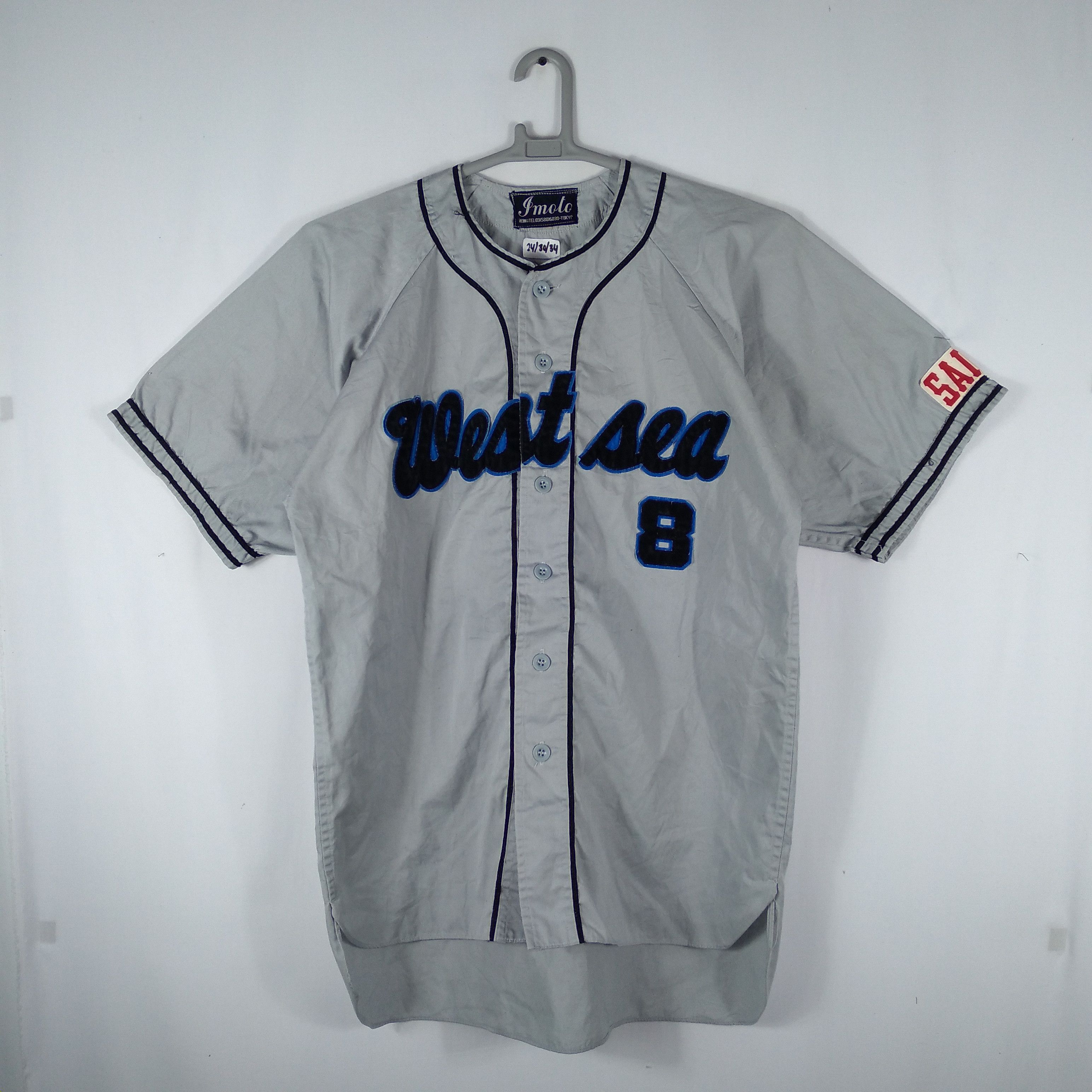Japanese Brand × Vintage West Sea Saikai Japanese Baseball Squad Number Jersey Size US XL / EU 56 / 4 - 1 Thumbnail