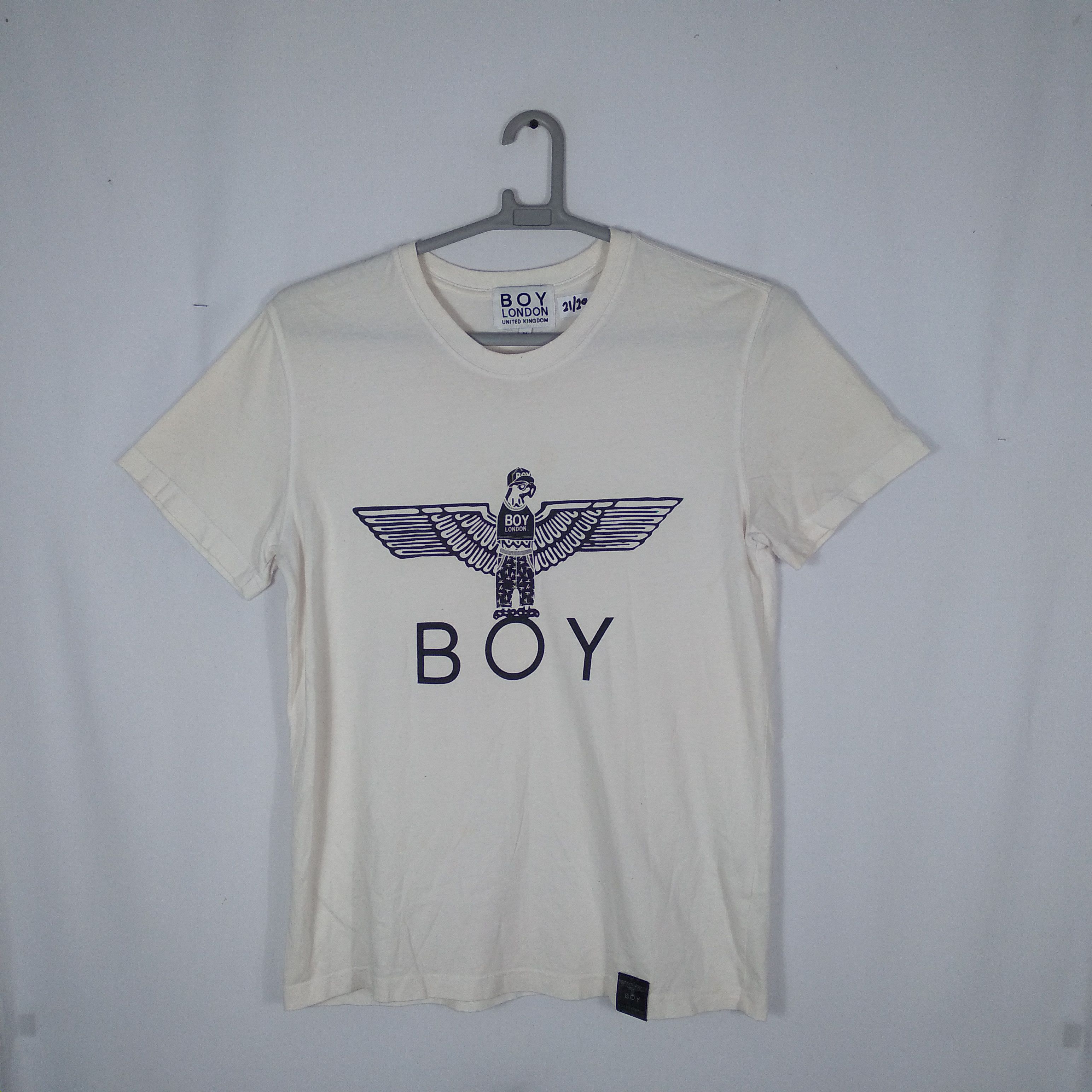 Boy London × Vintage Vintage Boy London OG Big Logo Spellout Tee Size US L / EU 52-54 / 3 - 1 Thumbnail