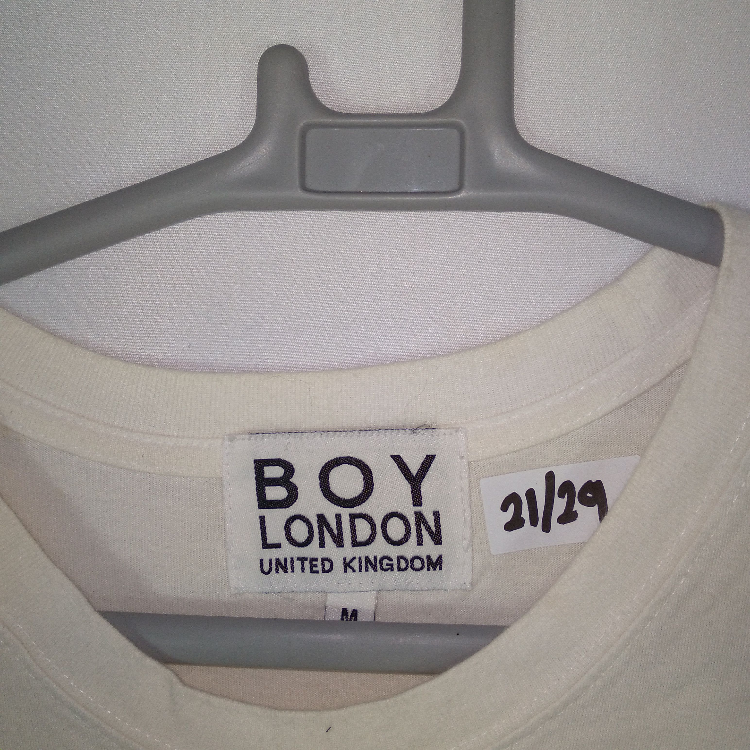 Boy London × Vintage Vintage Boy London OG Big Logo Spellout Tee Size US L / EU 52-54 / 3 - 13 Thumbnail