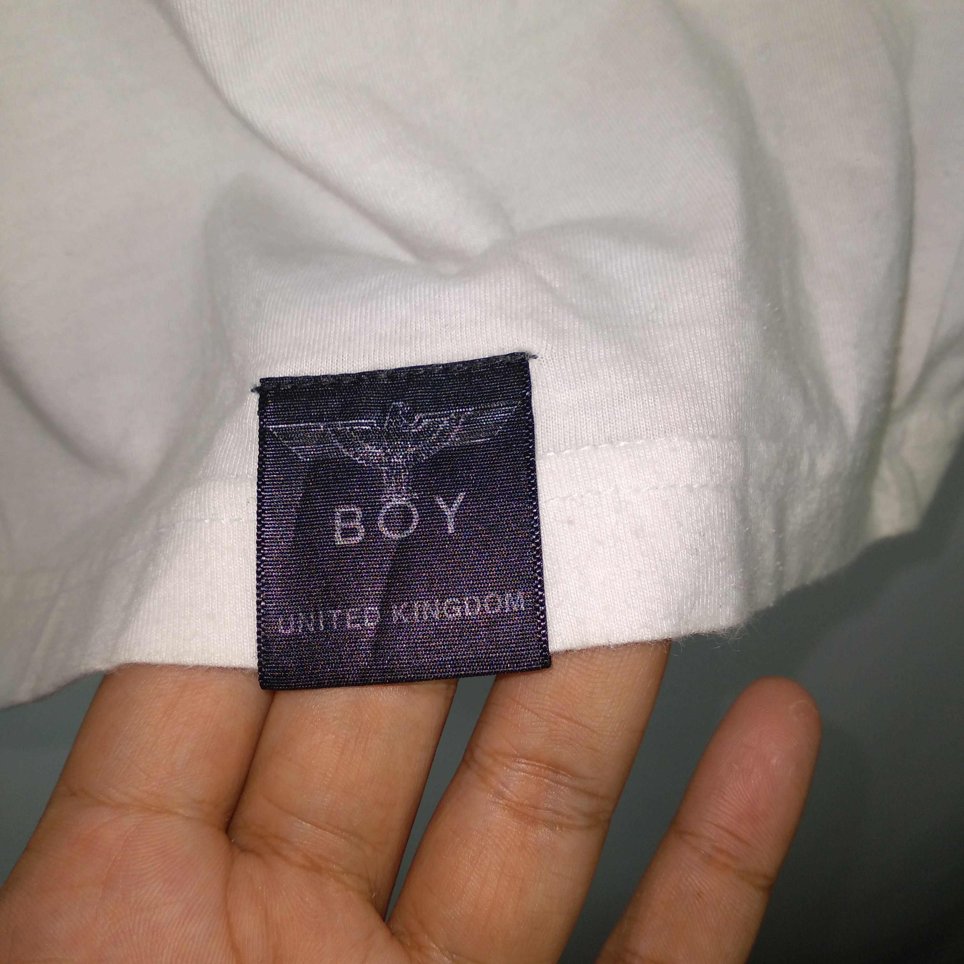 Boy London × Vintage Vintage Boy London OG Big Logo Spellout Tee Size US L / EU 52-54 / 3 - 9 Thumbnail