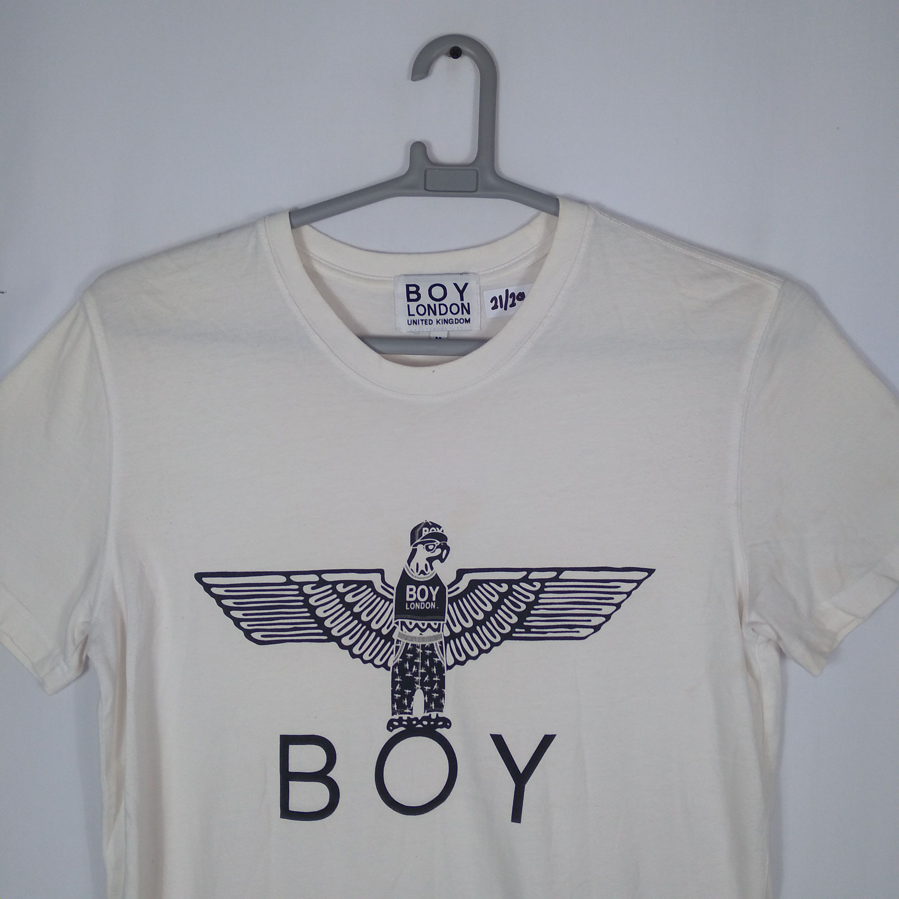 Boy London × Vintage Vintage Boy London OG Big Logo Spellout Tee Size US L / EU 52-54 / 3 - 2 Thumbnail