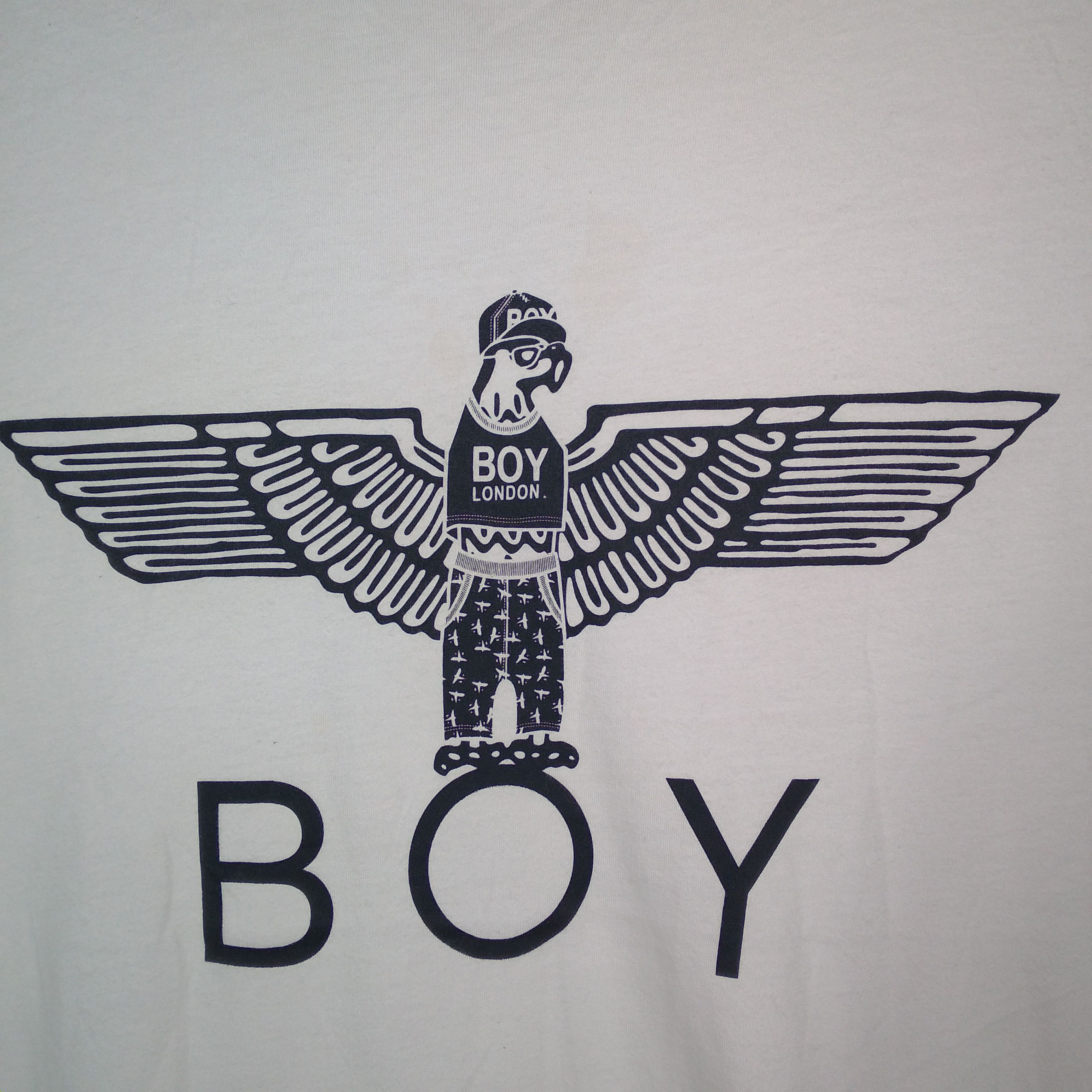 Boy London × Vintage Vintage Boy London OG Big Logo Spellout Tee Size US L / EU 52-54 / 3 - 3 Thumbnail