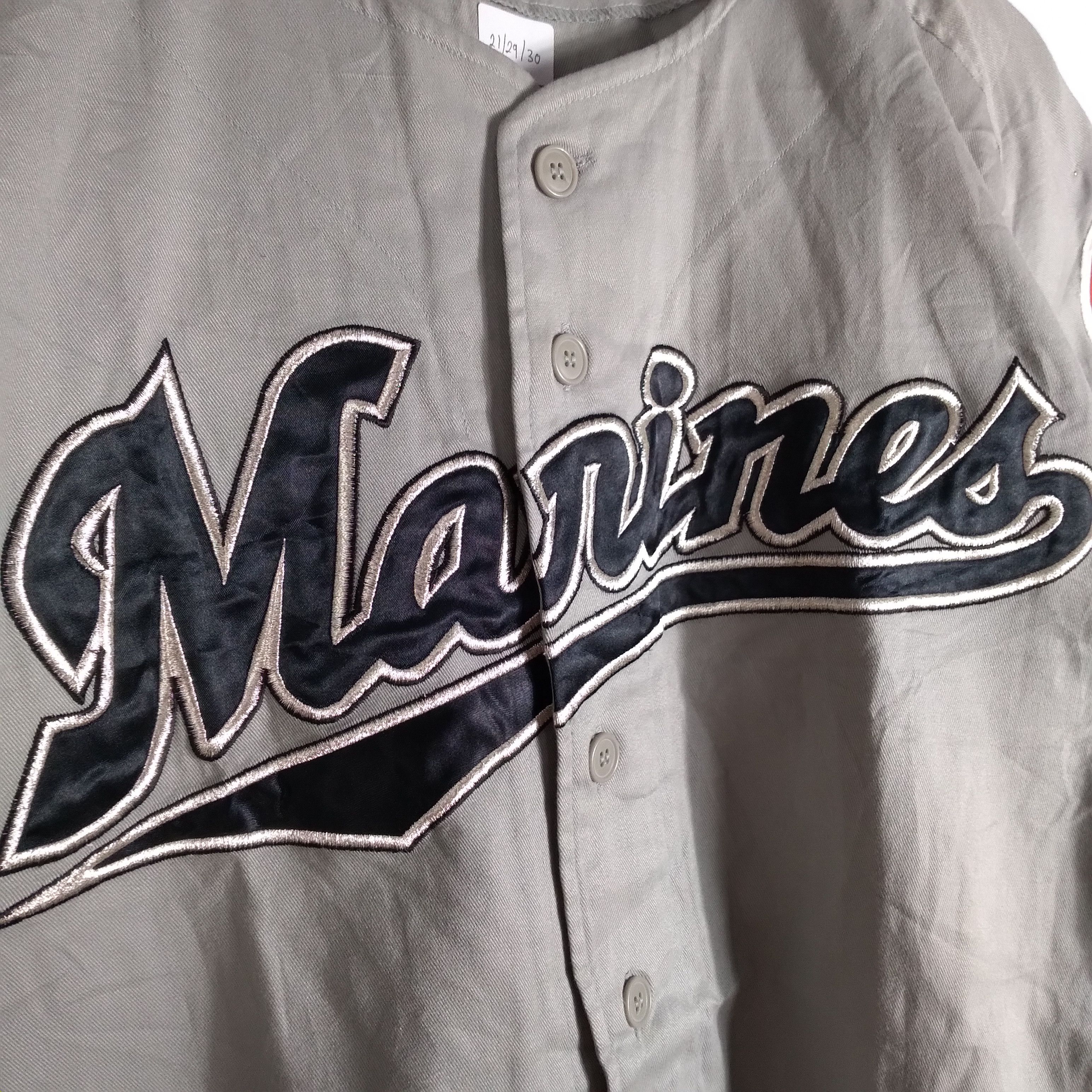 Japanese Brand × Vintage Japanese Baseball Team Marines Chiba Lotte Embroidery Print Size US M / EU 48-50 / 2 - 3 Thumbnail