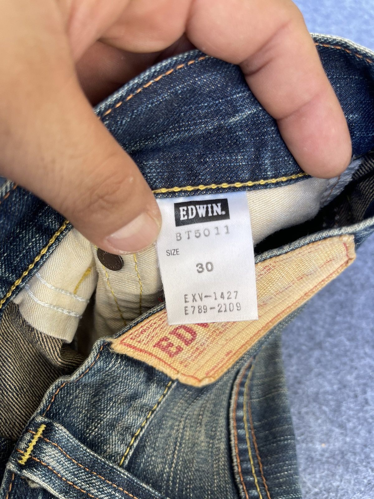 Edwin Rare🔥Japanese EDWIN EXV Jeans Size US 32 / EU 48 - 8 Thumbnail
