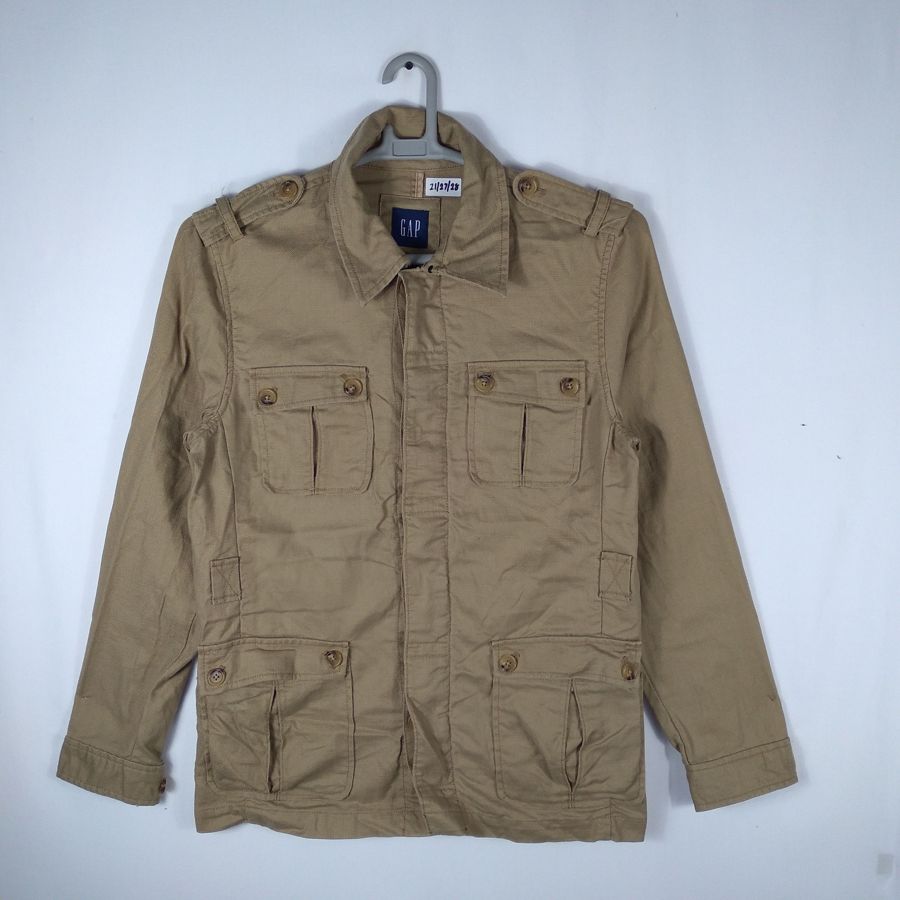 Gap × Vintage 🔥Rare🔥Vintage Gap Tactical Commando Military Chore Jacket Size US S / EU 44-46 / 1 - 1 Thumbnail