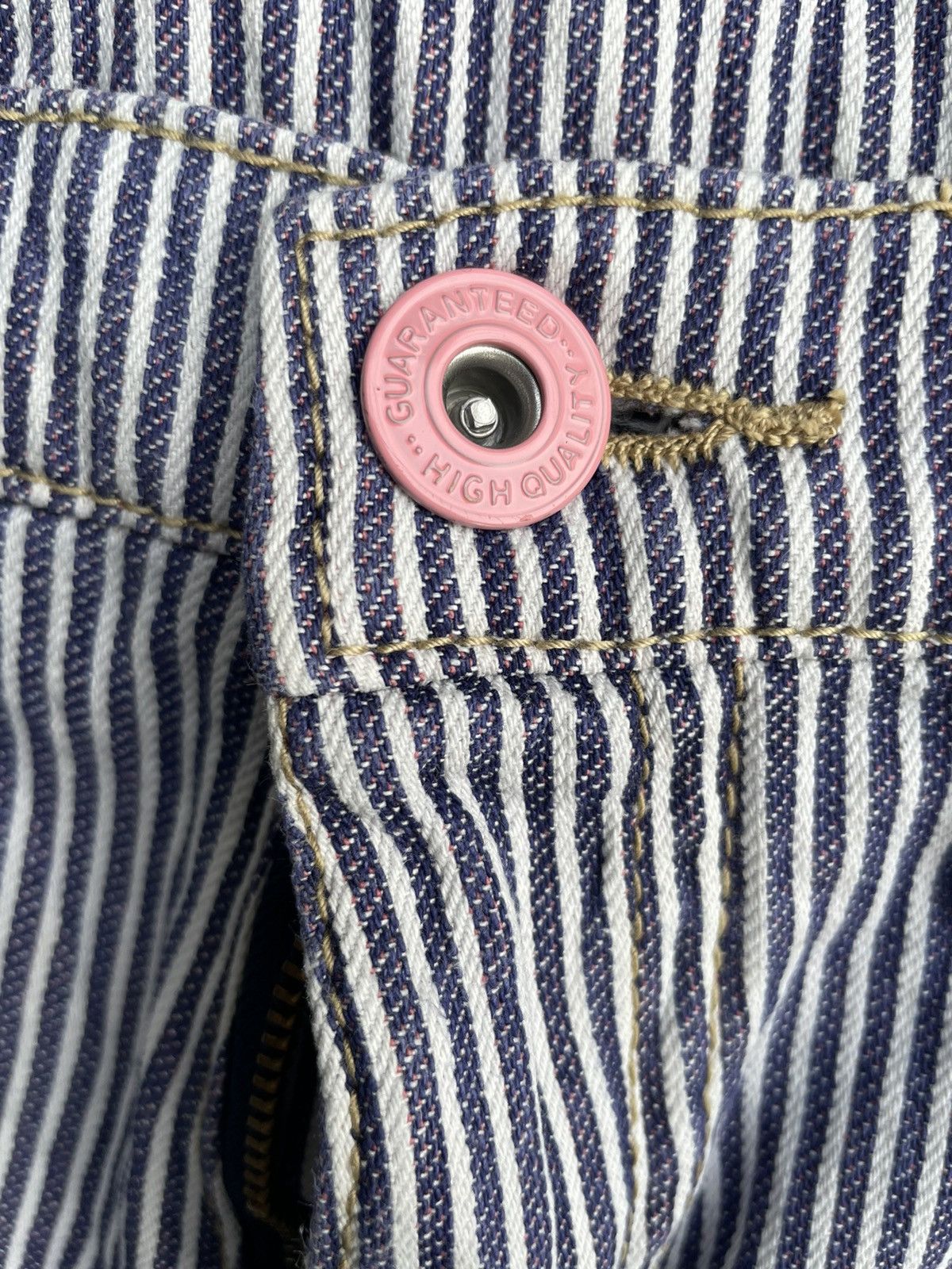 Japanese Brand Hickory Distresed Denim Size US 32 / EU 48 - 11 Thumbnail