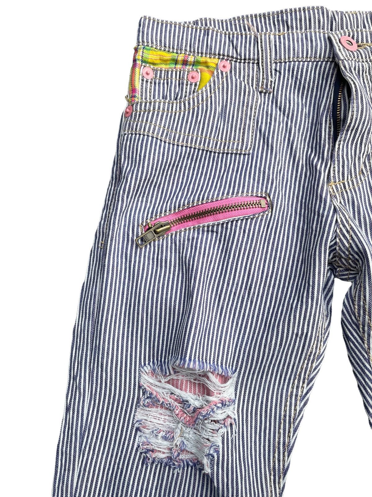 Japanese Brand Hickory Distresed Denim Size US 32 / EU 48 - 6 Thumbnail