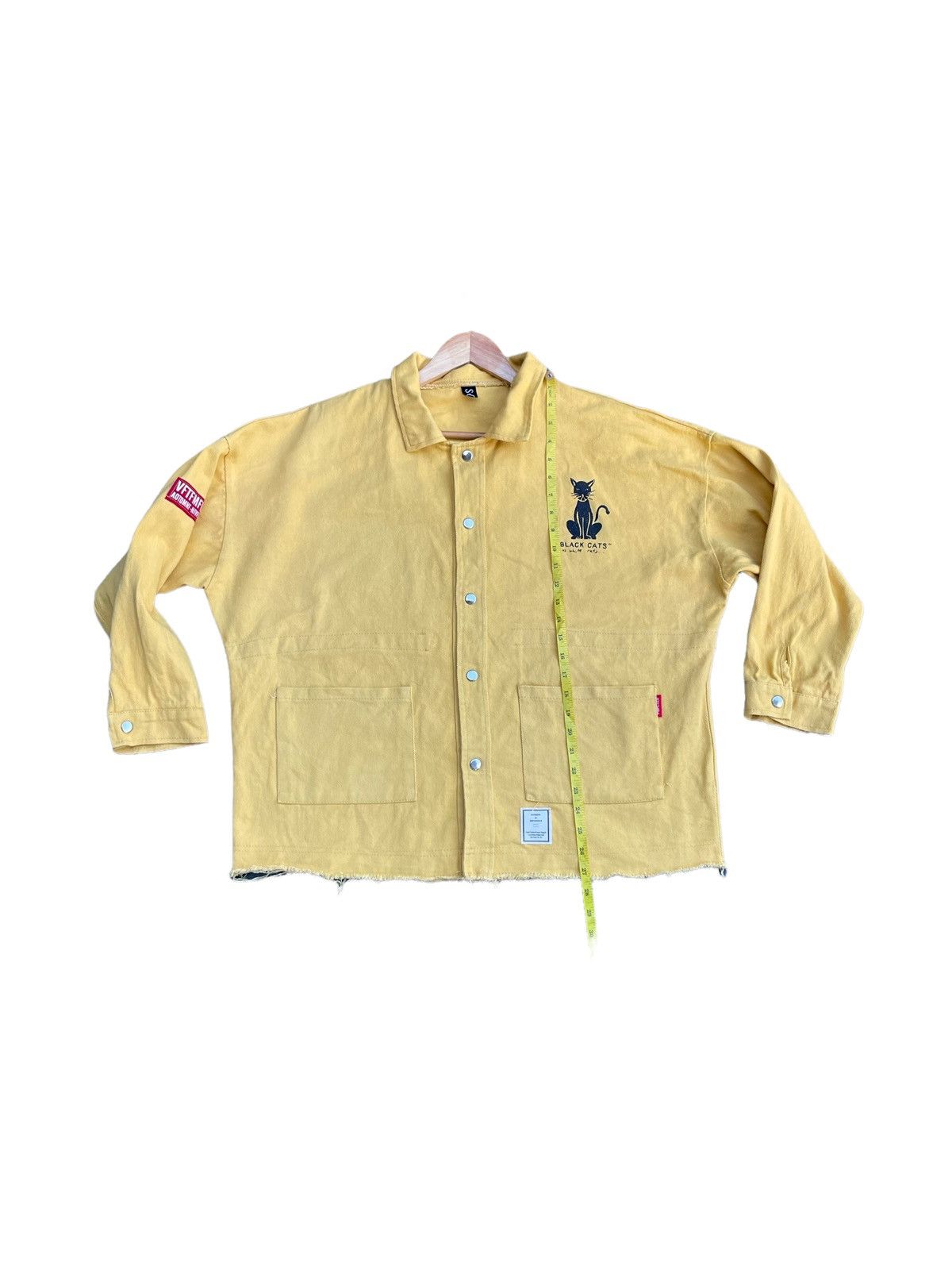 Japanese Brand Black Cats vs White Rats Denim Jacket Size US XXL / EU 58 / 5 - 3 Thumbnail