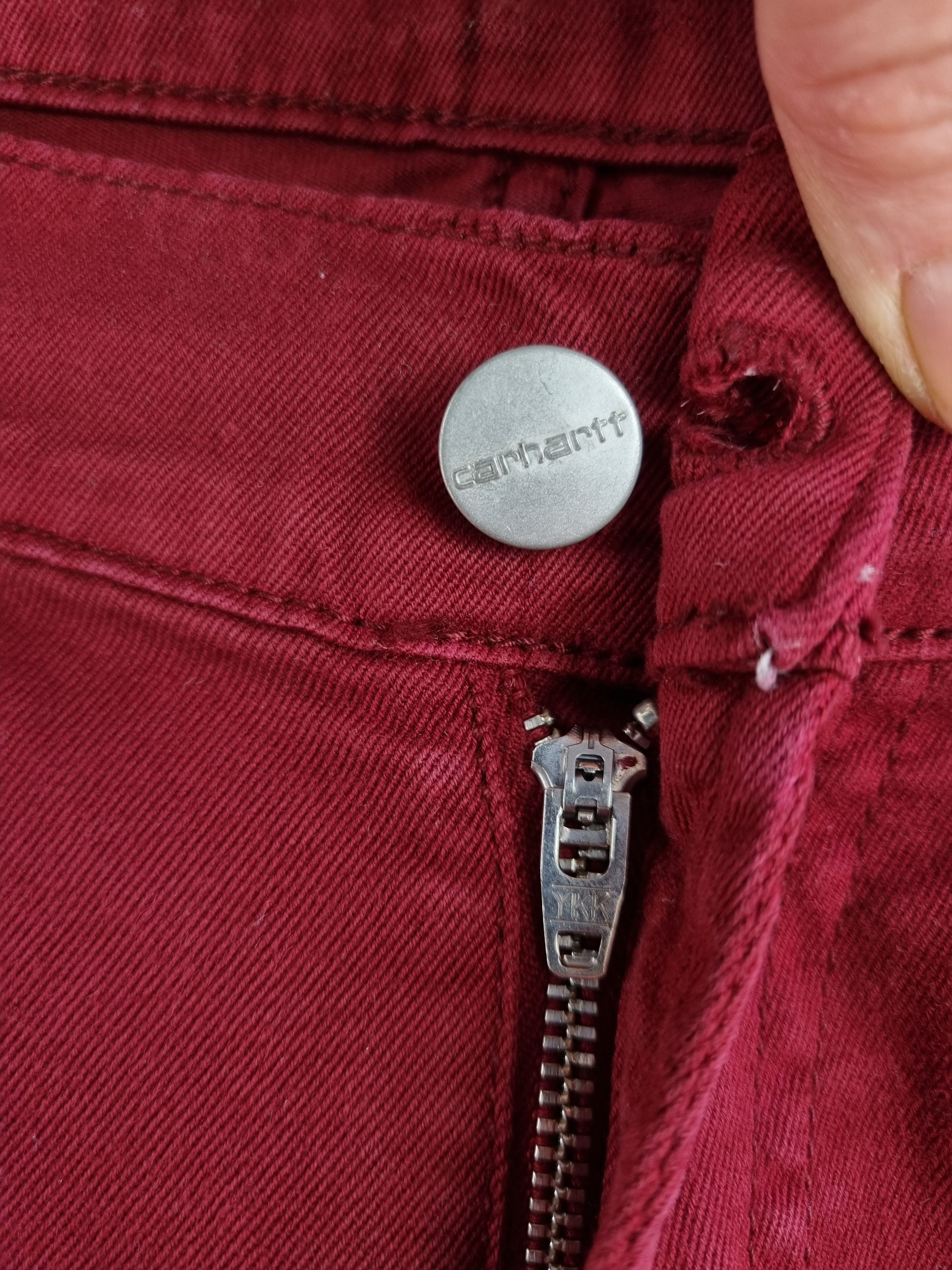 Carhartt × Carhartt Wip Rare Blood Color Carhartt Rebel Pant Slim fit Size US 30 / EU 46 - 6 Thumbnail