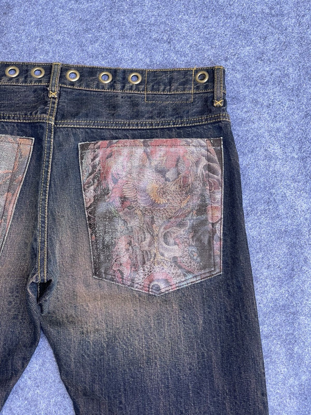Japanese Brand Rare🔥MONONOFU By TERU NAKANO Seditionaries Jeans Size US 34 / EU 50 - 6 Thumbnail