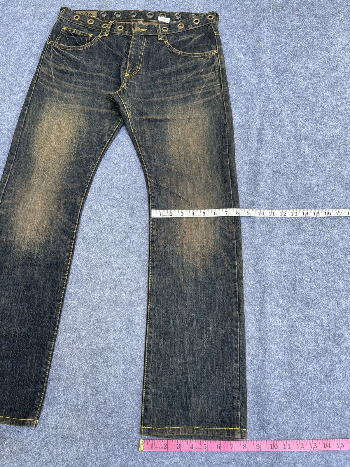 Japanese Brand Rare🔥MONONOFU By TERU NAKANO Seditionaries Jeans Size US 34 / EU 50 - 13 Thumbnail