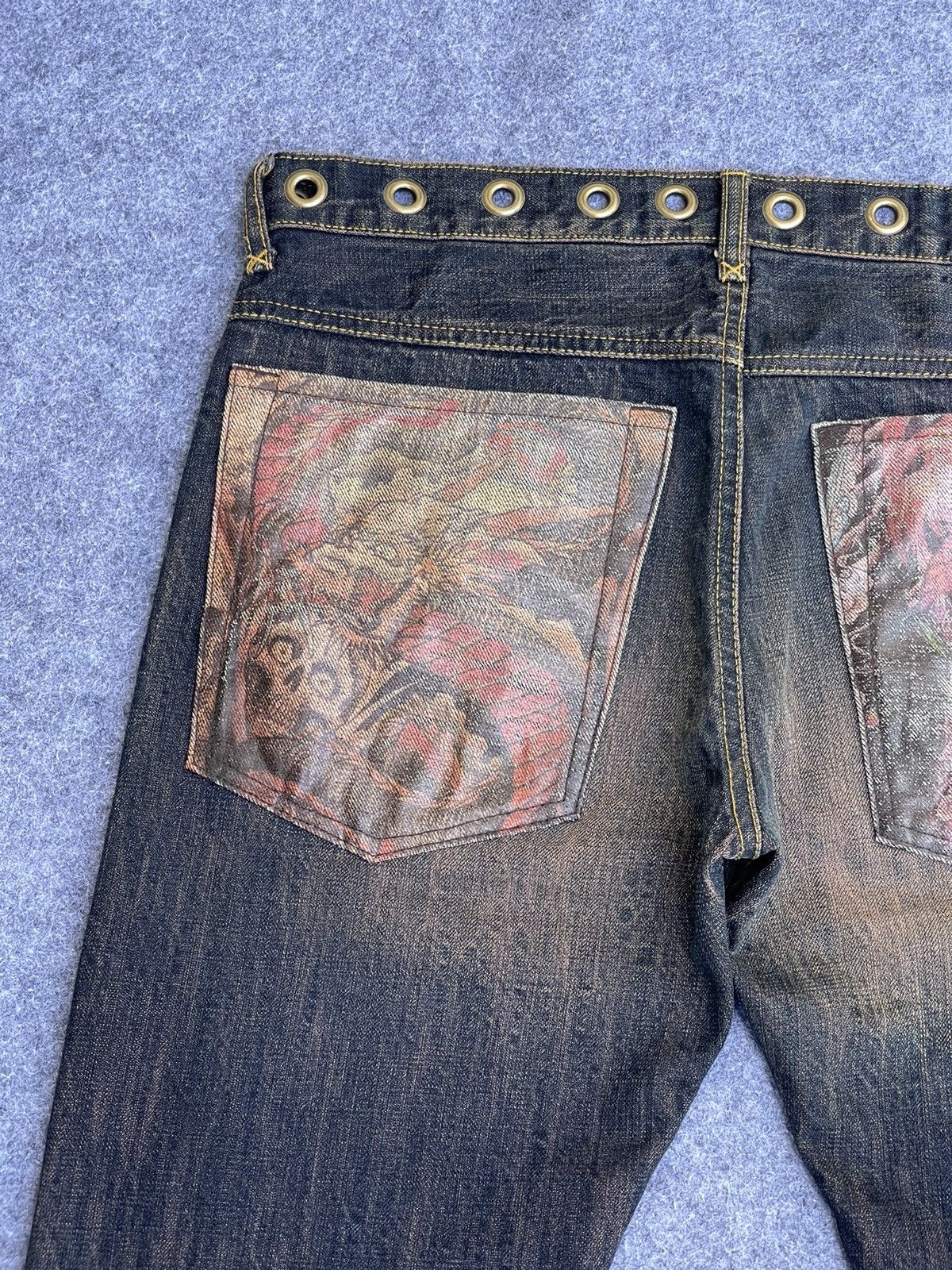 Japanese Brand Rare🔥MONONOFU By TERU NAKANO Seditionaries Jeans Size US 34 / EU 50 - 7 Thumbnail