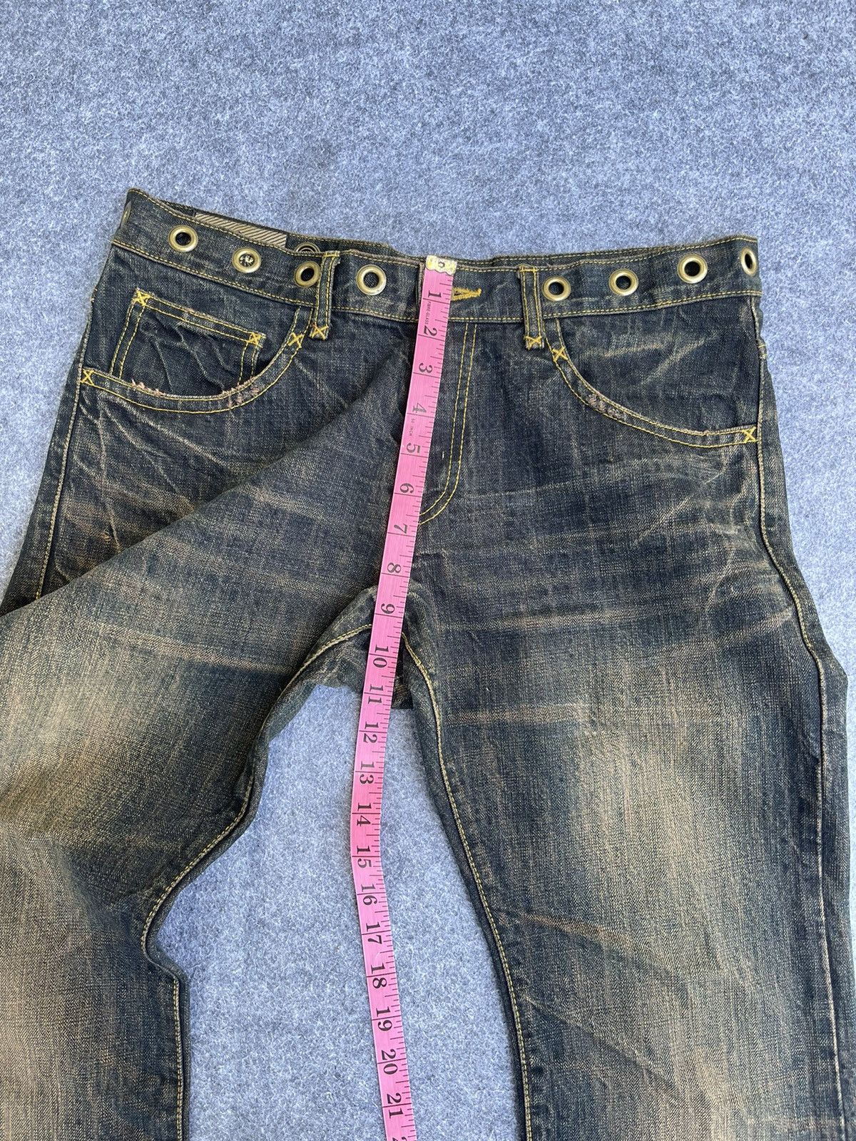 Japanese Brand Rare🔥MONONOFU By TERU NAKANO Seditionaries Jeans Size US 34 / EU 50 - 15 Thumbnail