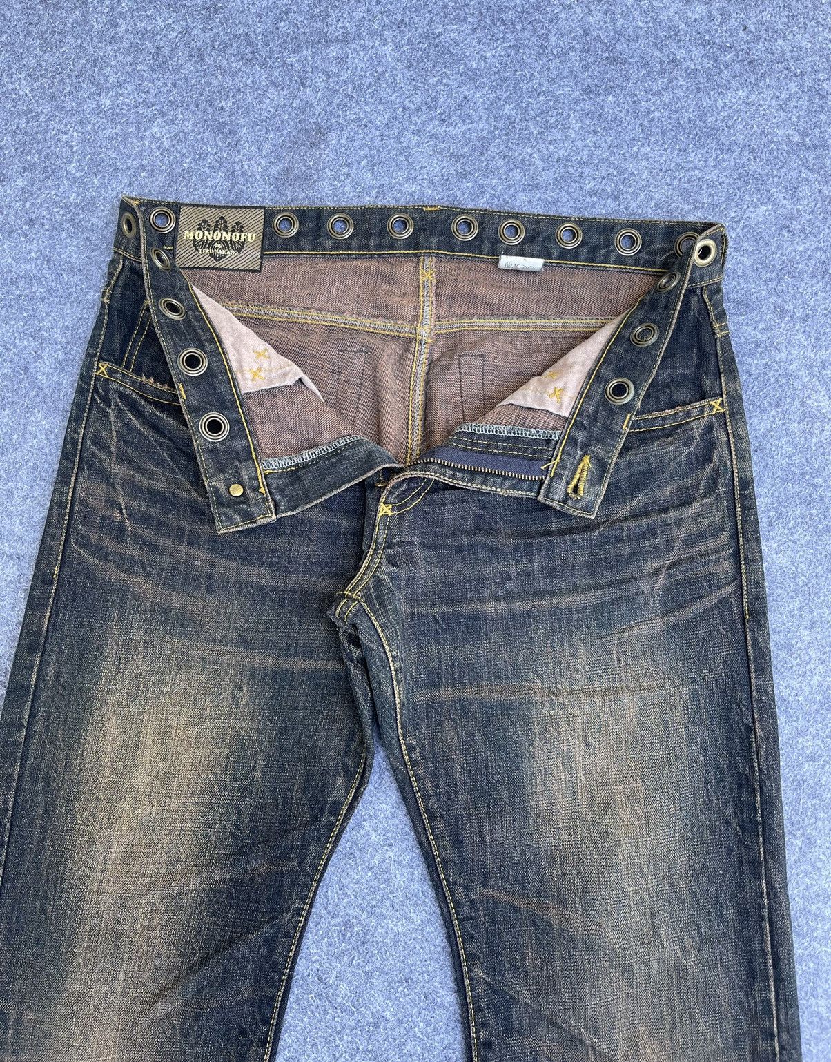 Japanese Brand Rare🔥MONONOFU By TERU NAKANO Seditionaries Jeans Size US 34 / EU 50 - 4 Thumbnail