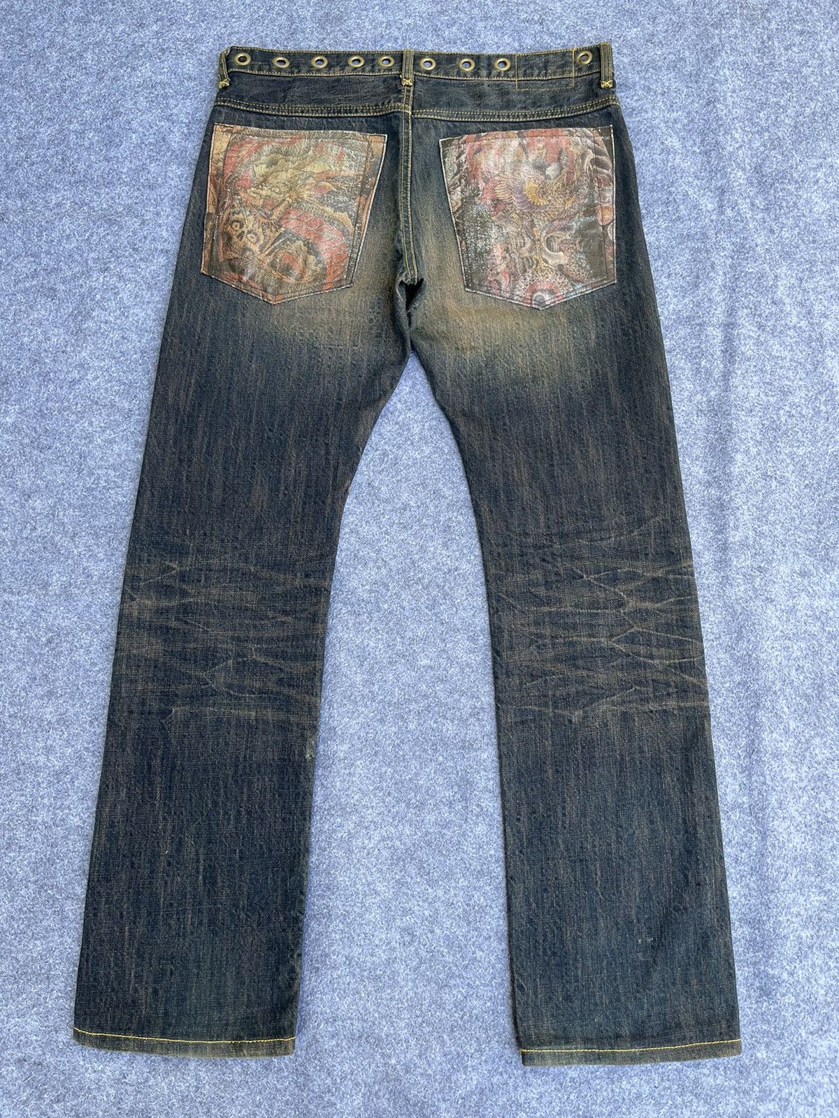 image of Archival Clothing x Seditionaries mononofu By Teru Nakano Seditionaries Jeans, Men's (Size 34)
