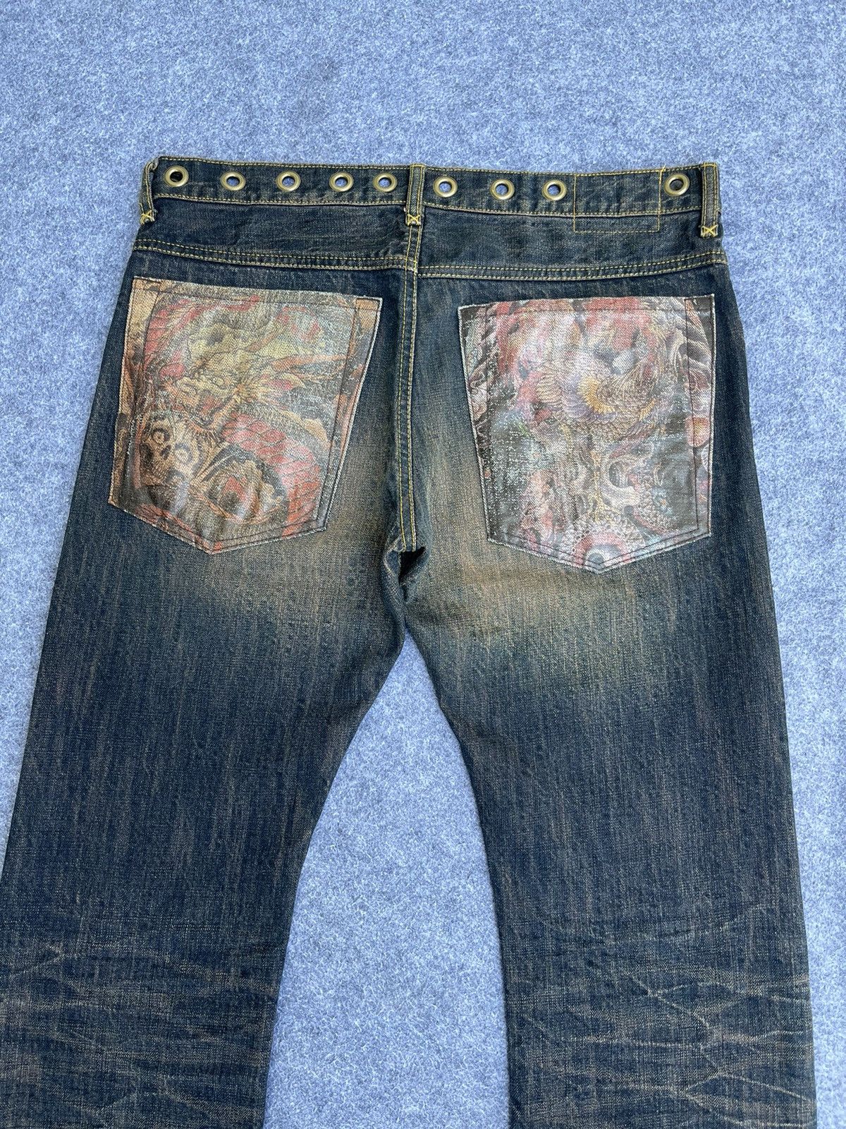 Japanese Brand Rare🔥MONONOFU By TERU NAKANO Seditionaries Jeans Size US 34 / EU 50 - 5 Thumbnail