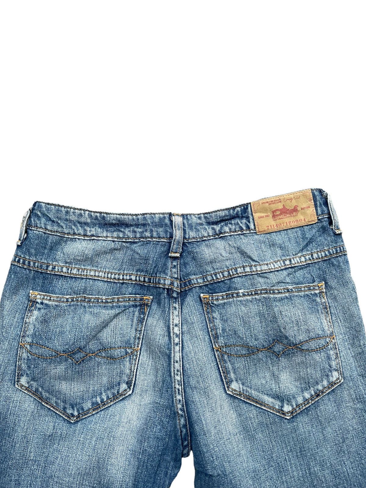 Japanese Brand Vintage Ungrid Distresed Denim Size US 30 / EU 46 - 10 Thumbnail