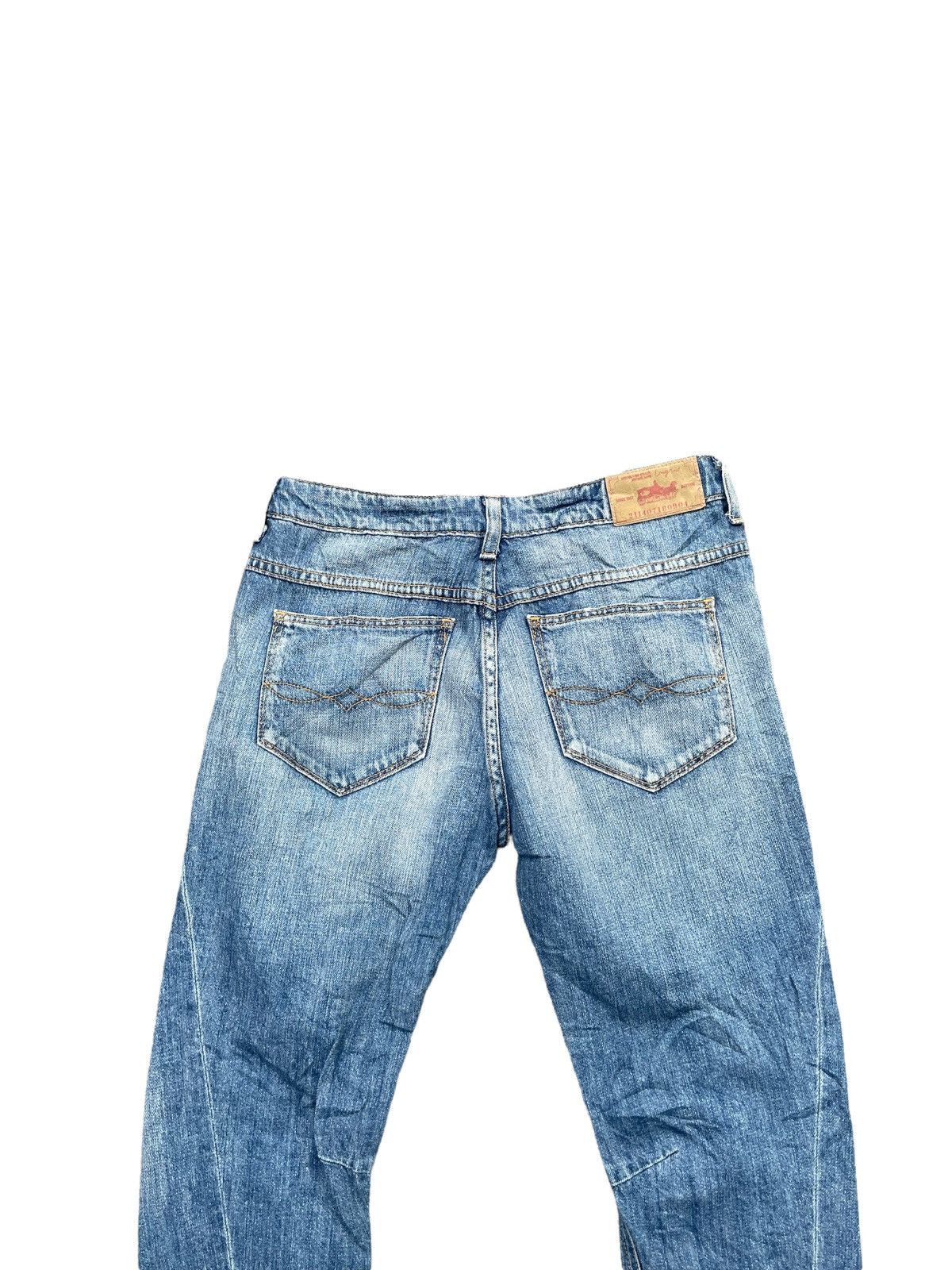 Japanese Brand Vintage Ungrid Distresed Denim Size US 30 / EU 46 - 9 Thumbnail