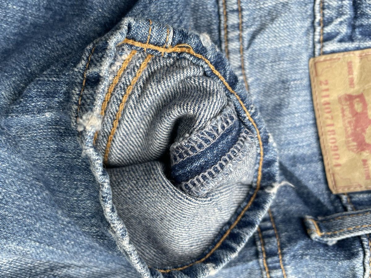 Japanese Brand Vintage Ungrid Distresed Denim Size US 30 / EU 46 - 12 Thumbnail