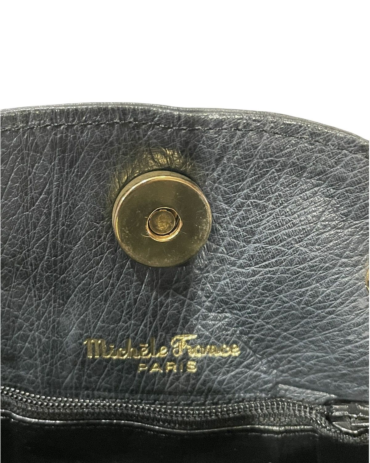 Vintage Michele France Paris Ostrich Leather Sling Bag