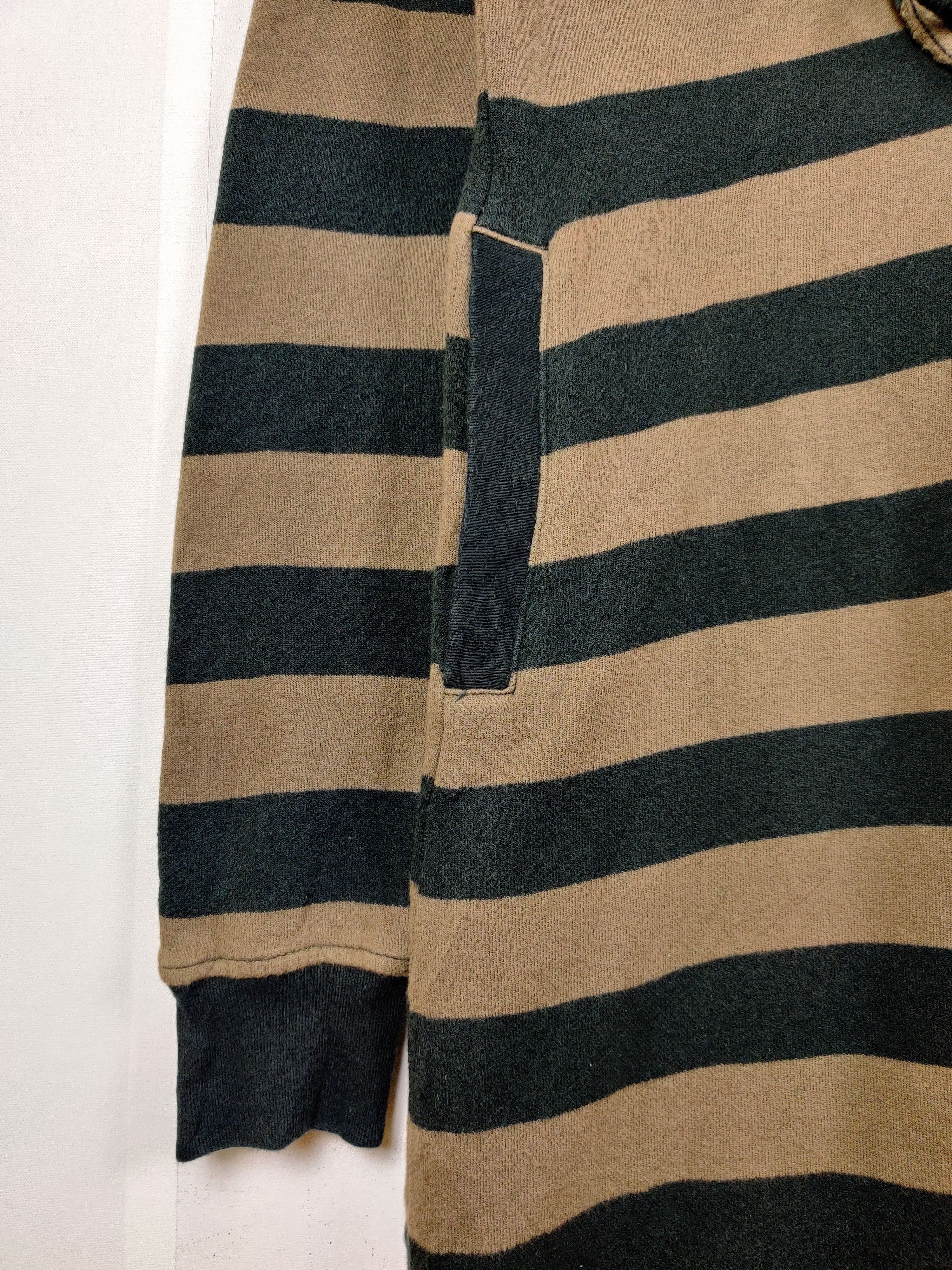 Hysteric Glamour Vintage 80s Hysteric Glamour Striped Long Sweater Hoodie Size US M / EU 48-50 / 2 - 5 Thumbnail
