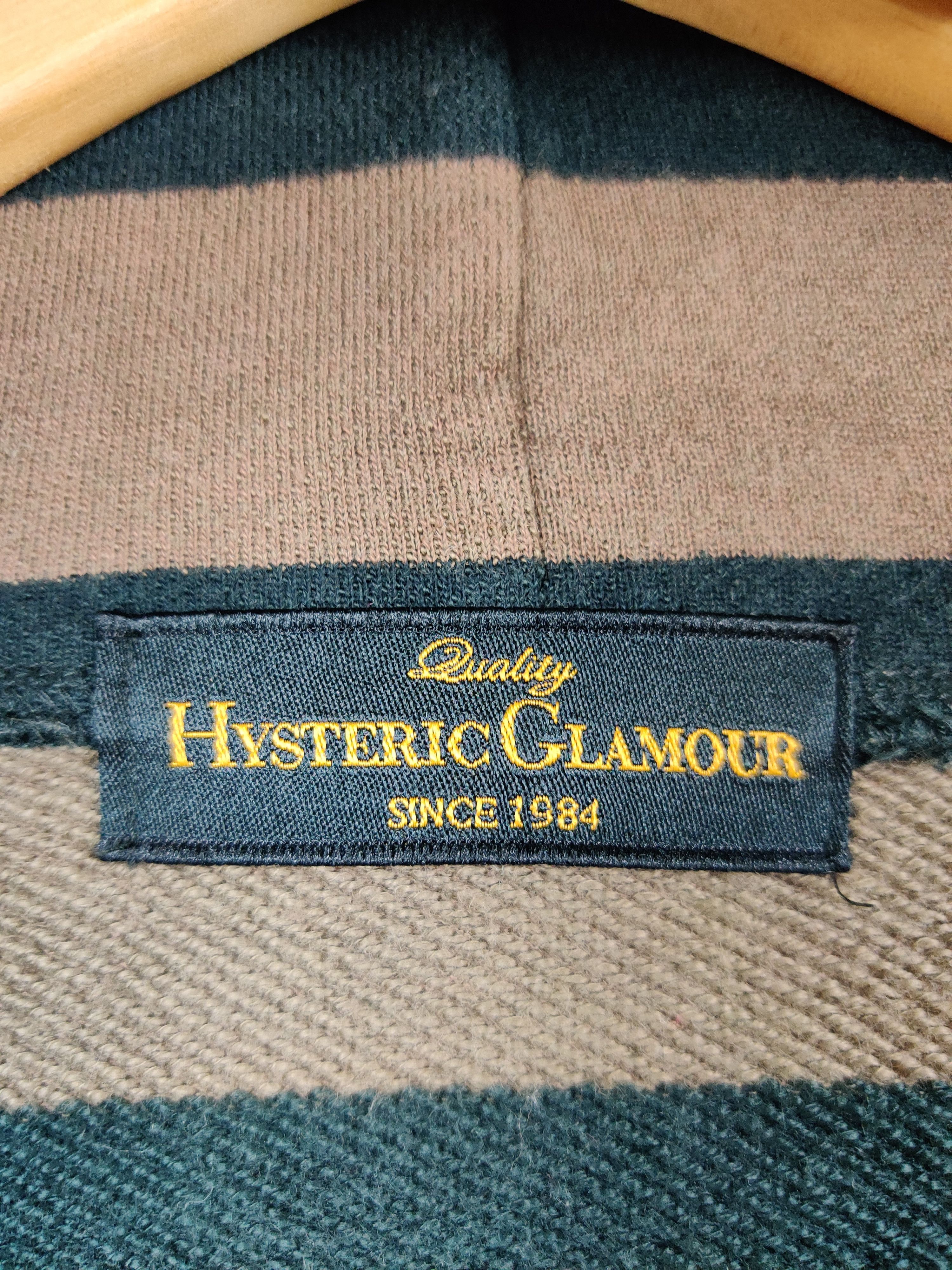 Hysteric Glamour Vintage 80s Hysteric Glamour Striped Long Sweater Hoodie Size US M / EU 48-50 / 2 - 7 Thumbnail