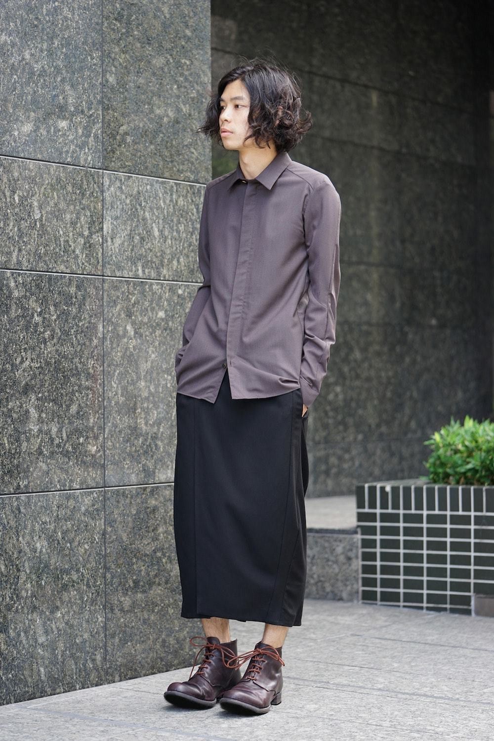 Individual Sentiments AW15-16 boiled cotton shirt.Like Devoa or A1923 Size US L / EU 52-54 / 3 - 1 Thumbnail