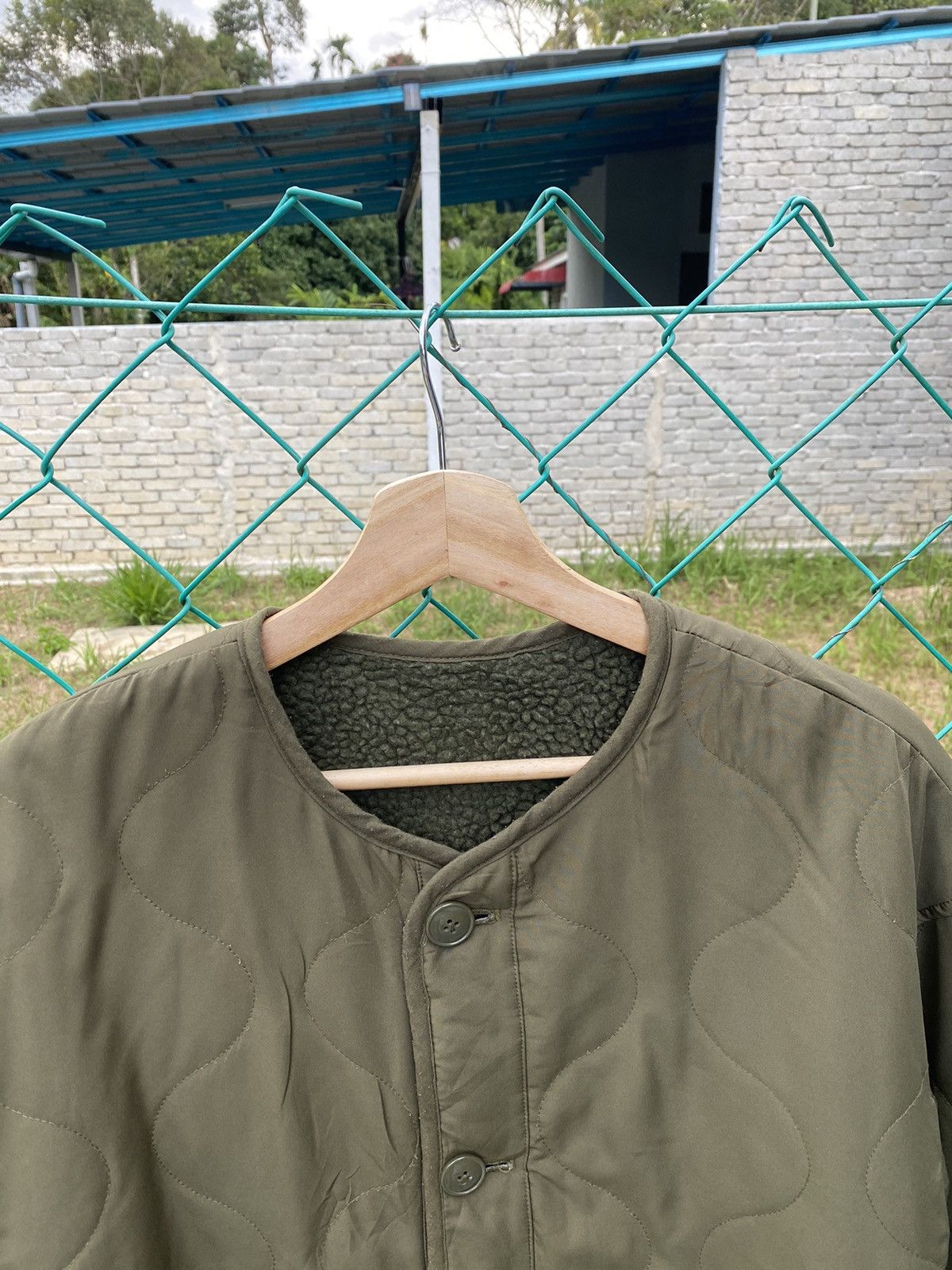 GU ⚡️Steals⚡️ Japanese Brand GU Riversible Sherpa Quilted Size US M / EU 48-50 / 2 - 3 Thumbnail
