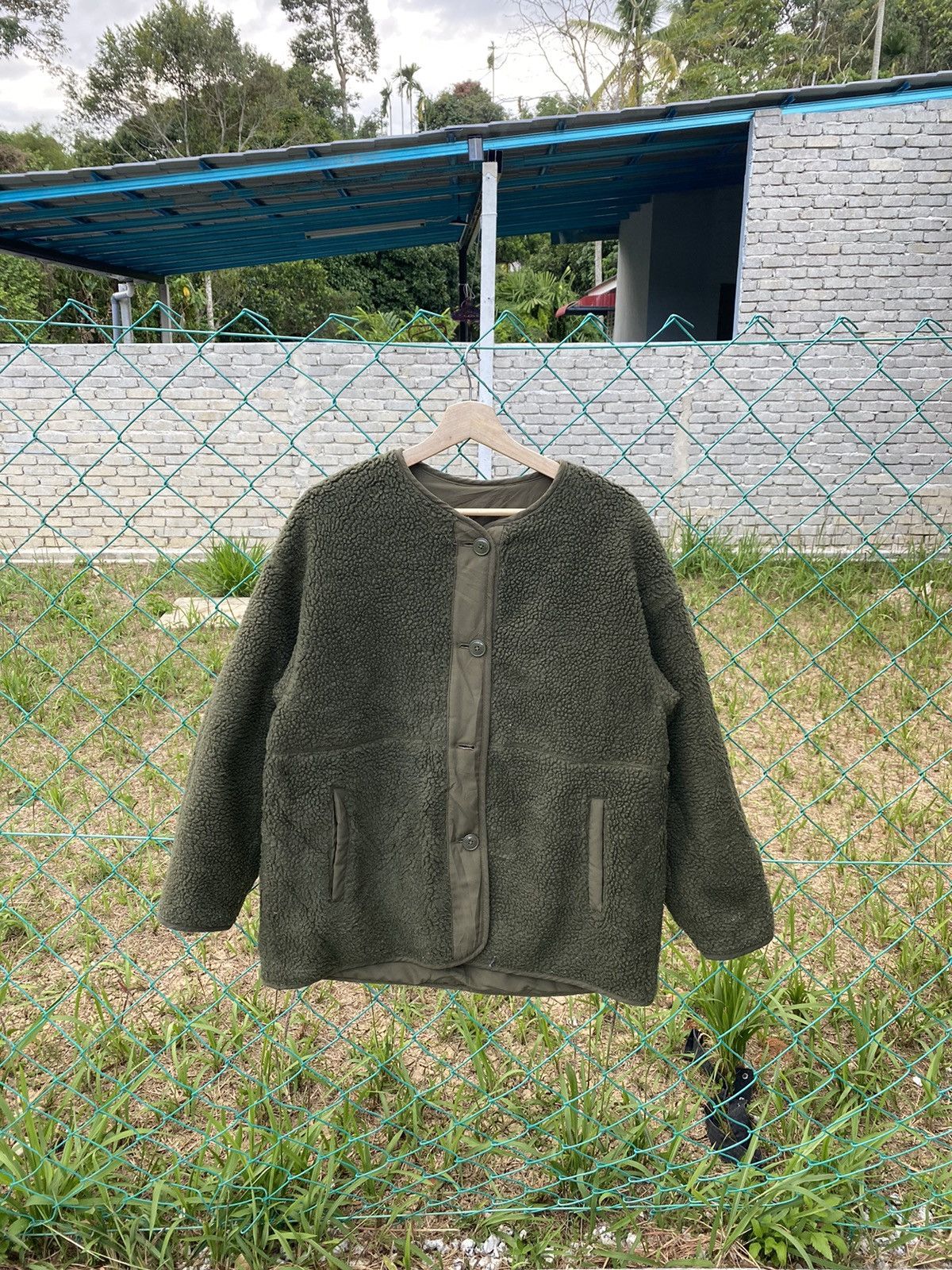 GU ⚡️Steals⚡️ Japanese Brand GU Riversible Sherpa Quilted Size US M / EU 48-50 / 2 - 7 Thumbnail