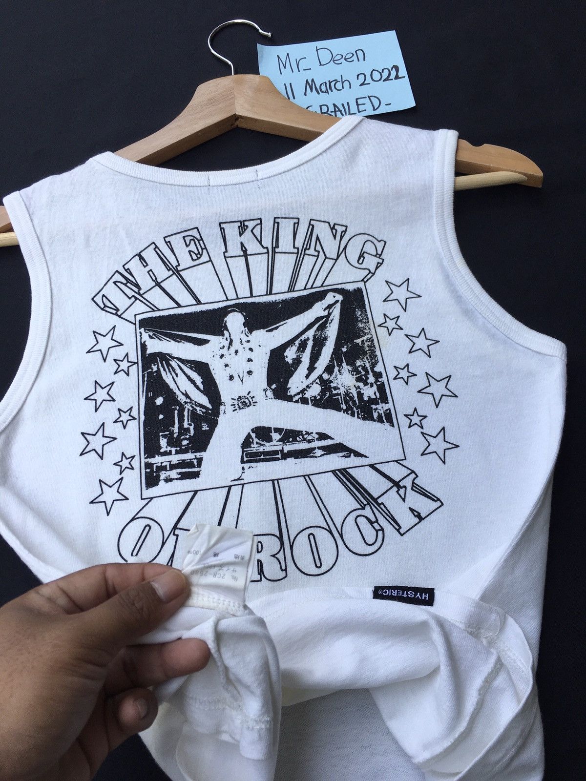 Hysteric Glamour Rarest Hysteric Glamour Elvis Presley King of Rock Top Size US S / EU 44-46 / 1 - 7 Thumbnail