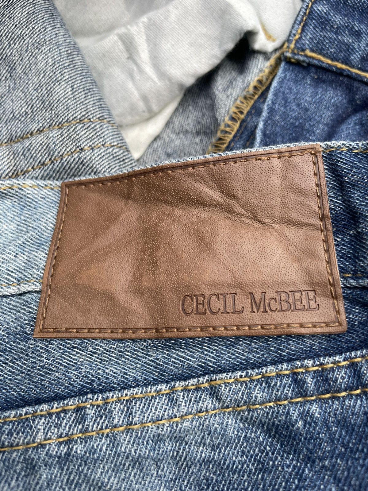 Japanese Brand Cecil Mcbee Distresed Denim Size US 30 / EU 46 - 14 Thumbnail
