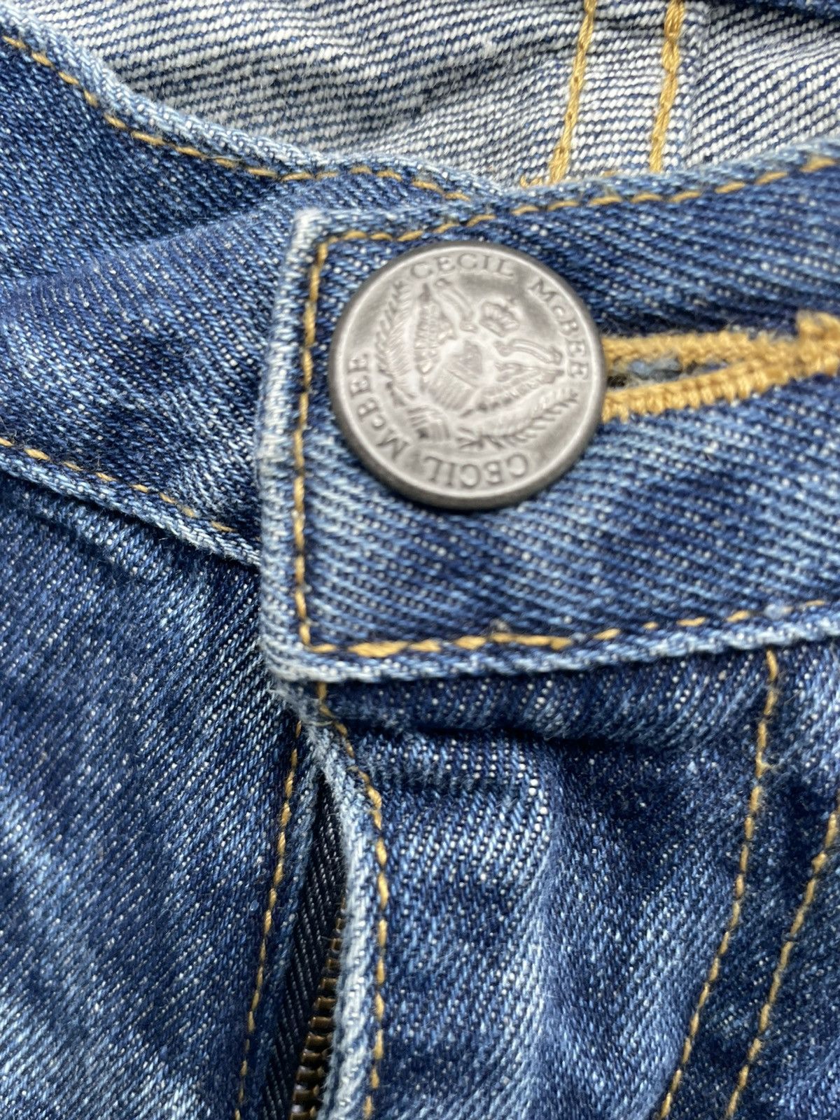 Japanese Brand Cecil Mcbee Distresed Denim Size US 30 / EU 46 - 17 Thumbnail