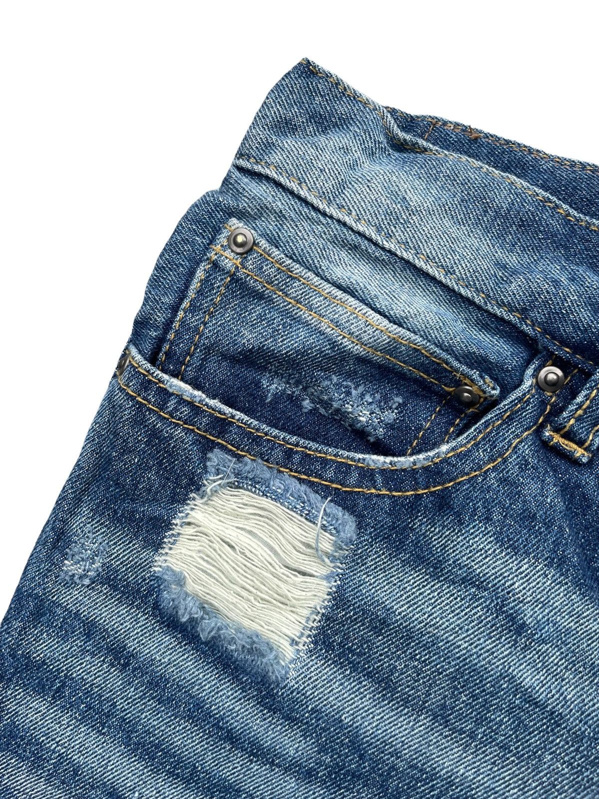 Japanese Brand Cecil Mcbee Distresed Denim Size US 30 / EU 46 - 9 Thumbnail