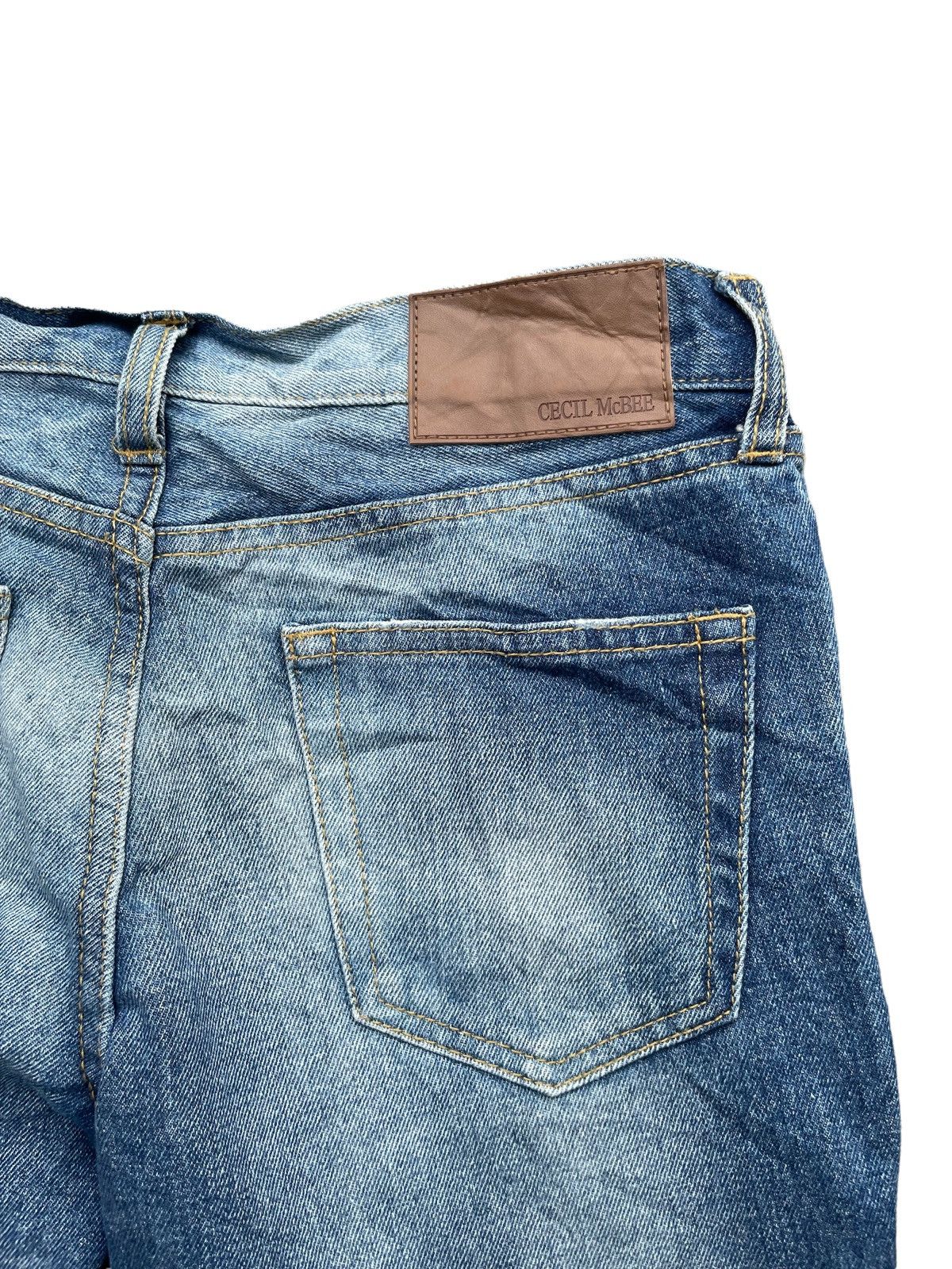 Japanese Brand Cecil Mcbee Distresed Denim Size US 30 / EU 46 - 13 Thumbnail