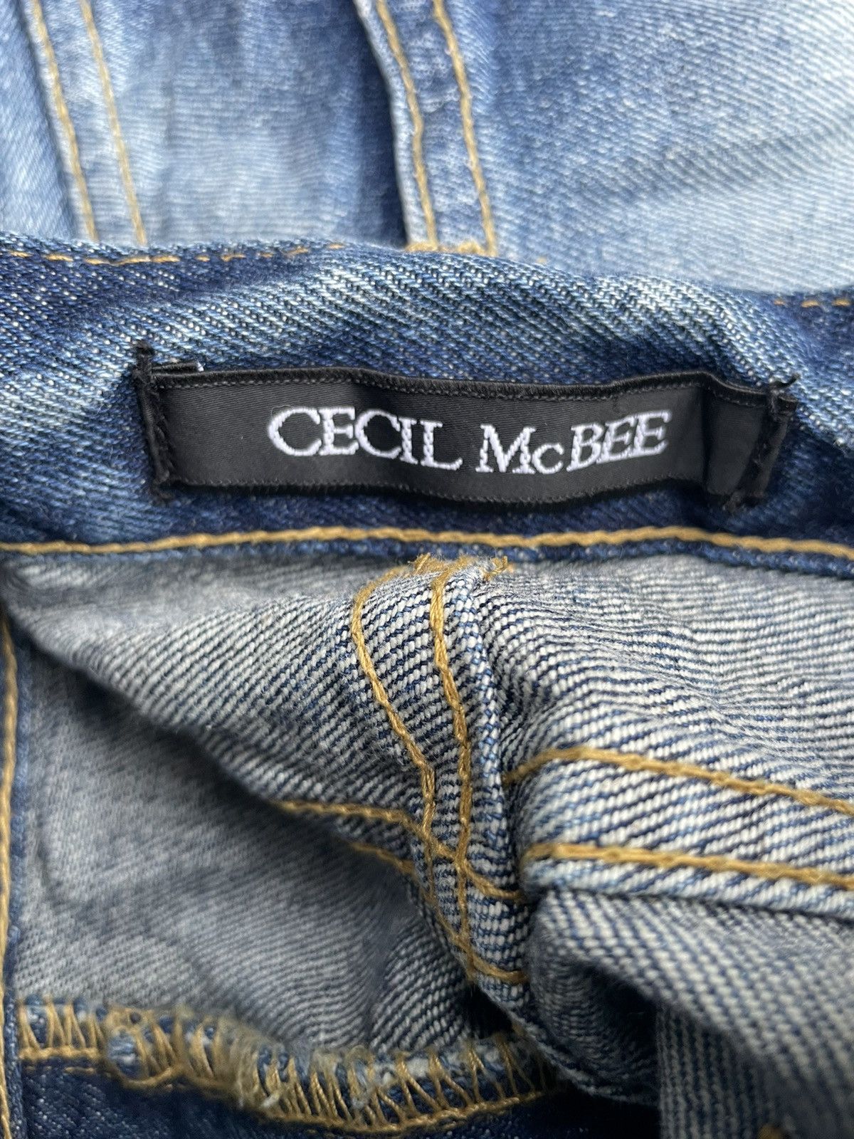 Japanese Brand Cecil Mcbee Distresed Denim Size US 30 / EU 46 - 16 Thumbnail