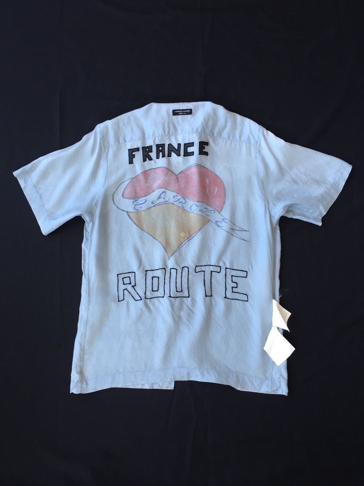 Comme des Garcons Homme Plus ARCHIVE🔥Homme Plus SS02 “France Route” Rayon Shirt Size US M / EU 48-50 / 2 - 1 Thumbnail