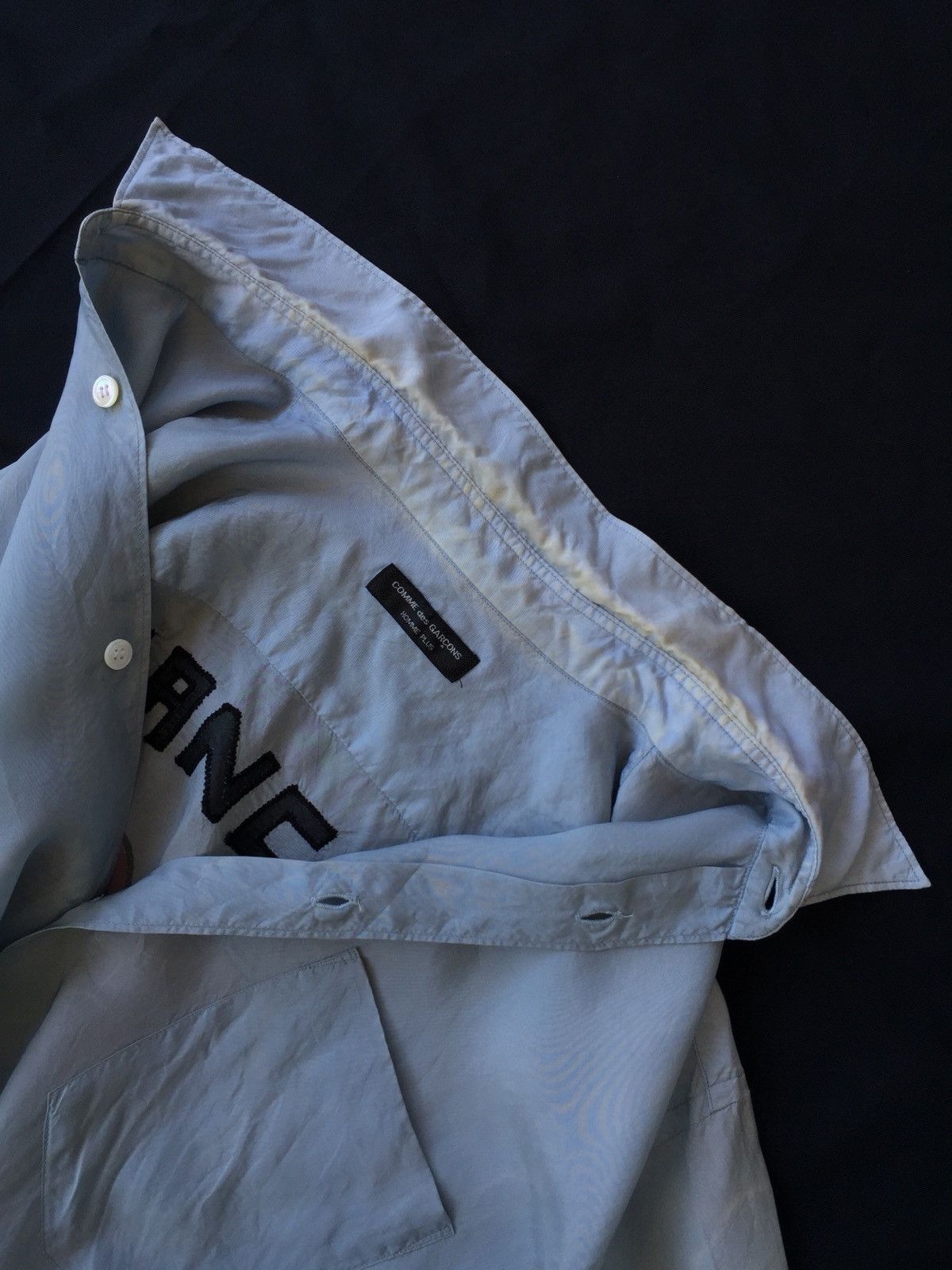 Comme des Garcons Homme Plus ARCHIVE🔥Homme Plus SS02 “France Route” Rayon Shirt Size US M / EU 48-50 / 2 - 8 Thumbnail