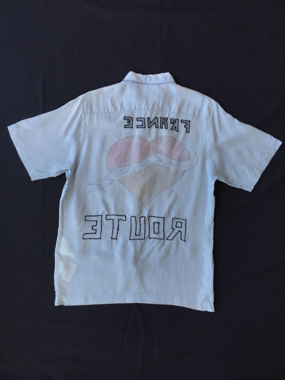 Comme des Garcons Homme Plus ARCHIVE🔥Homme Plus SS02 “France Route” Rayon Shirt Size US M / EU 48-50 / 2 - 2 Thumbnail