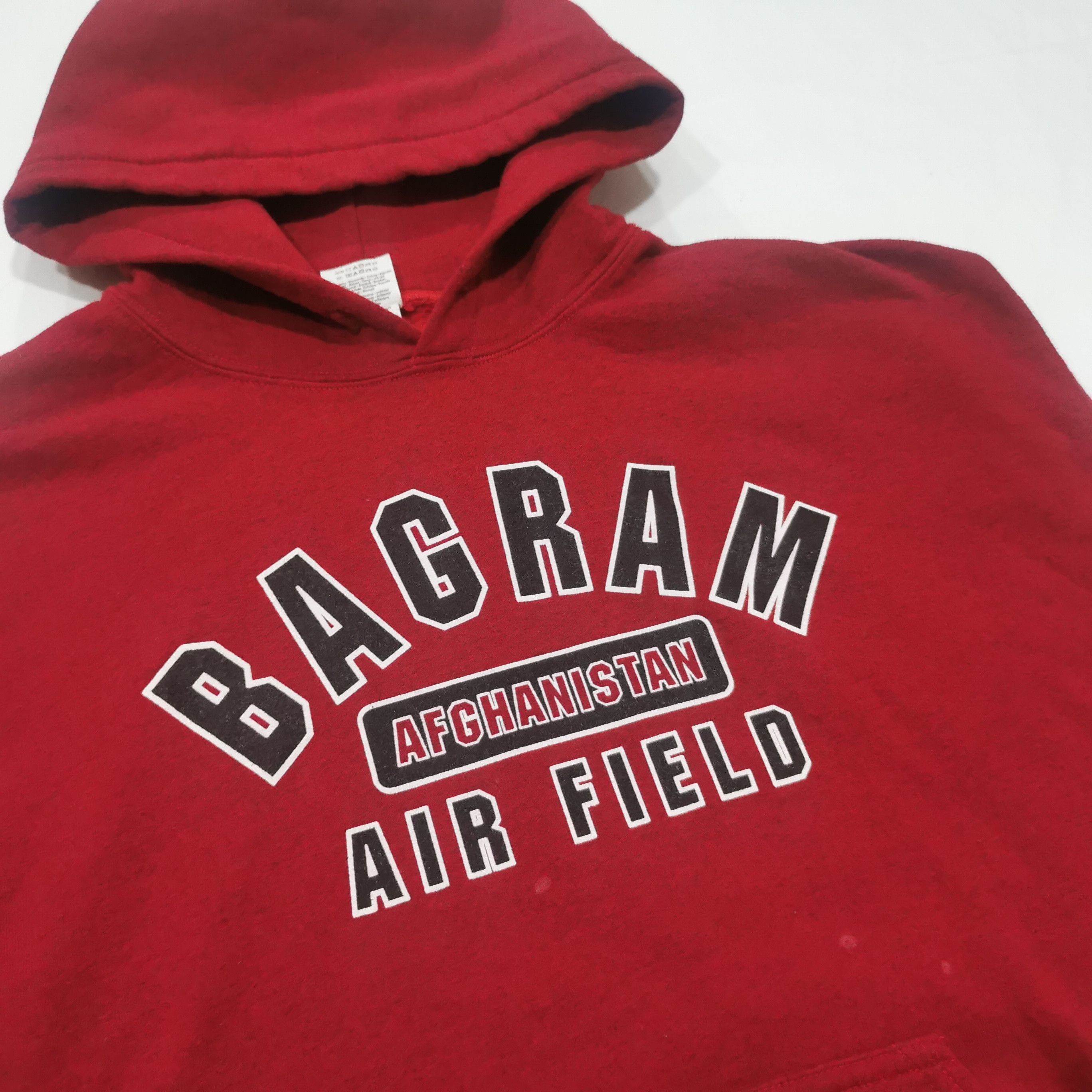Gildan × Vintage Vintage Bagram Afghanistan Air Field Hoodie Size US M / EU 48-50 / 2 - 2 Thumbnail