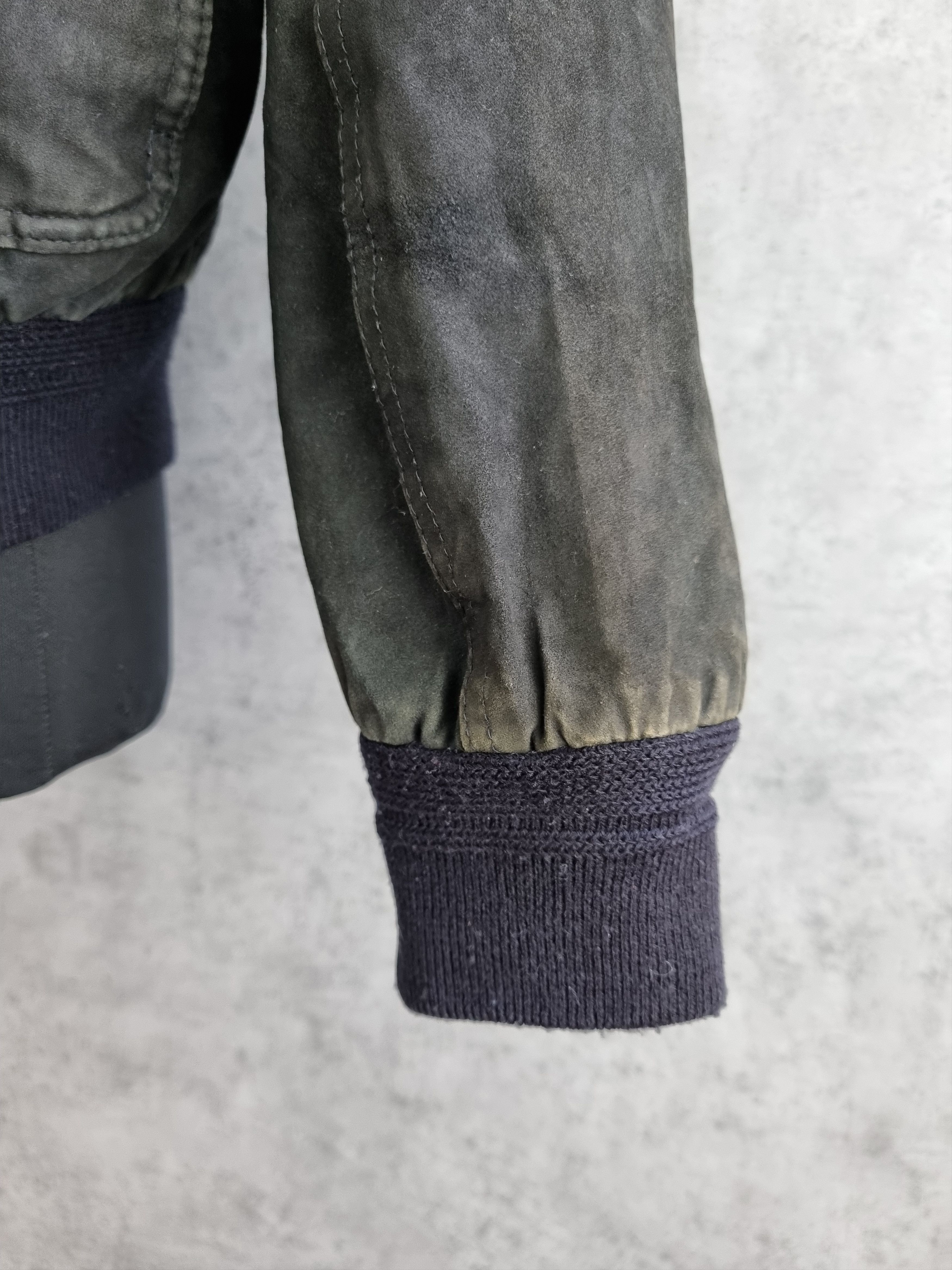 Genuine Leather × Leather Conbipel Vera Pelle Aviator Suede Vintage Racing Jacket Size US M / EU 48-50 / 2 - 13 Thumbnail